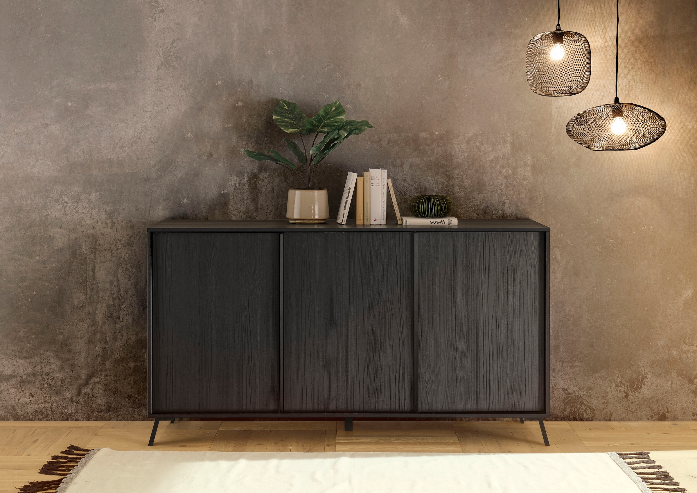 Home affaire Sideboard "City" Breite ca. 156 cm günstig online kaufen