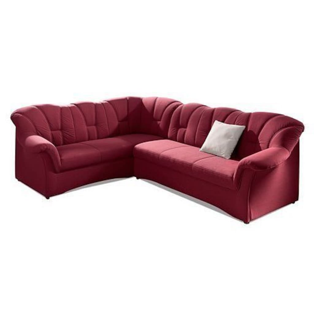 DOMO collection Ecksofa »Papenburg B/T/H: 242/190/84 cm L-Form«