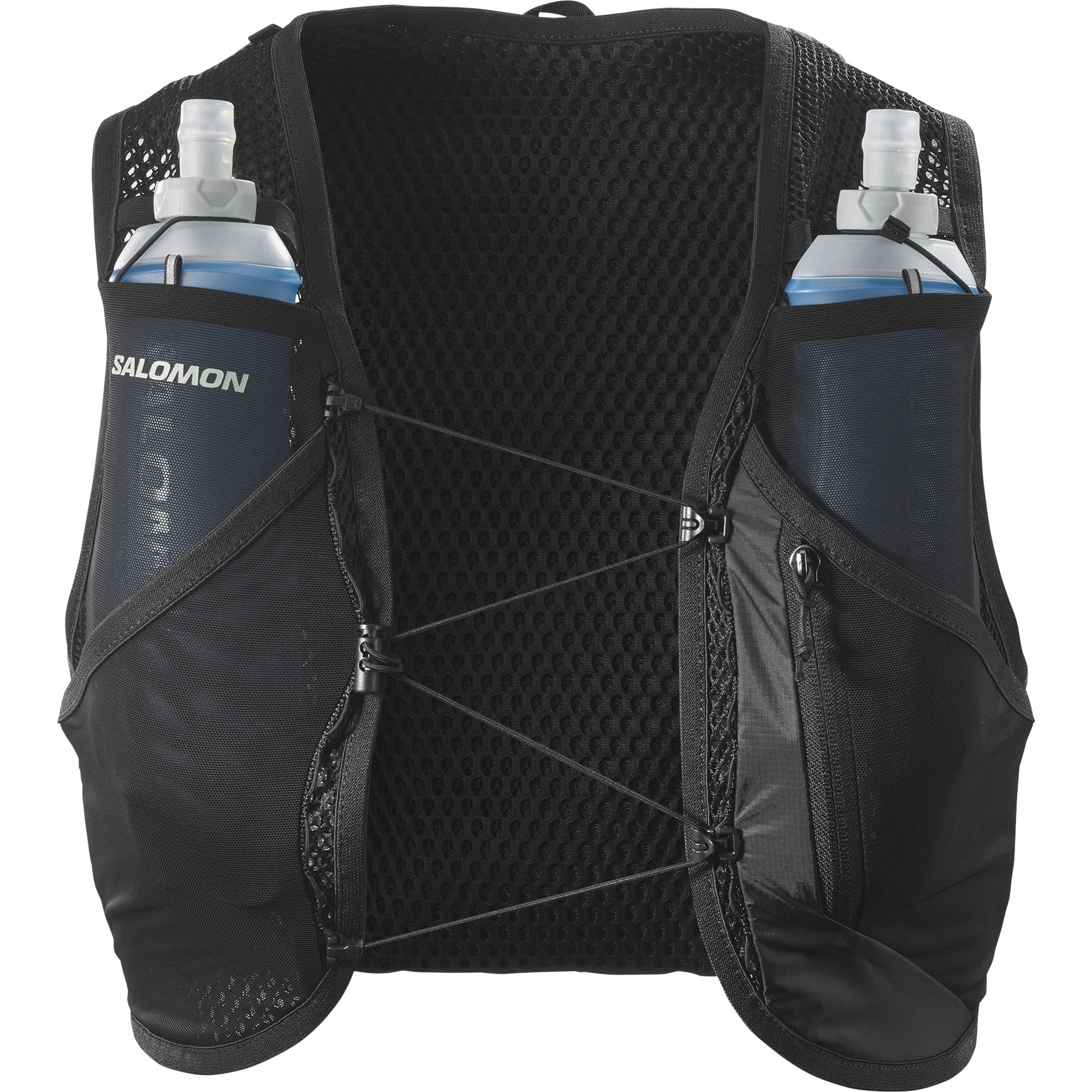 SALOMON Trinkrucksack "ACTIVE SKIN 8", B/H/T: 18cm x 38cm x 1cm, S, schwarz, Rucksäcke, Laufweste Inkl. Soft Flask