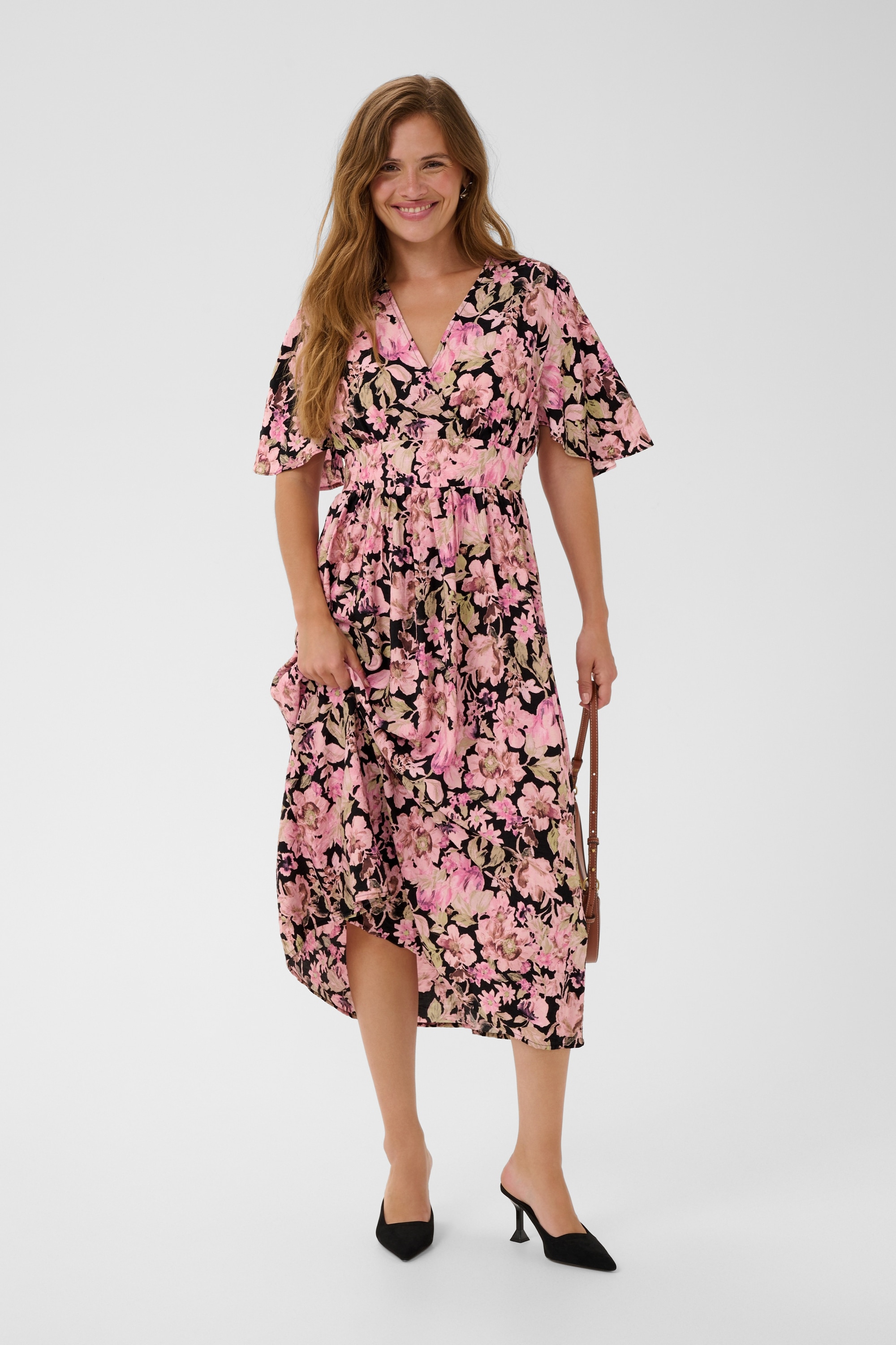 KAFFE Midikleid »Damen Kleid KAsirena«