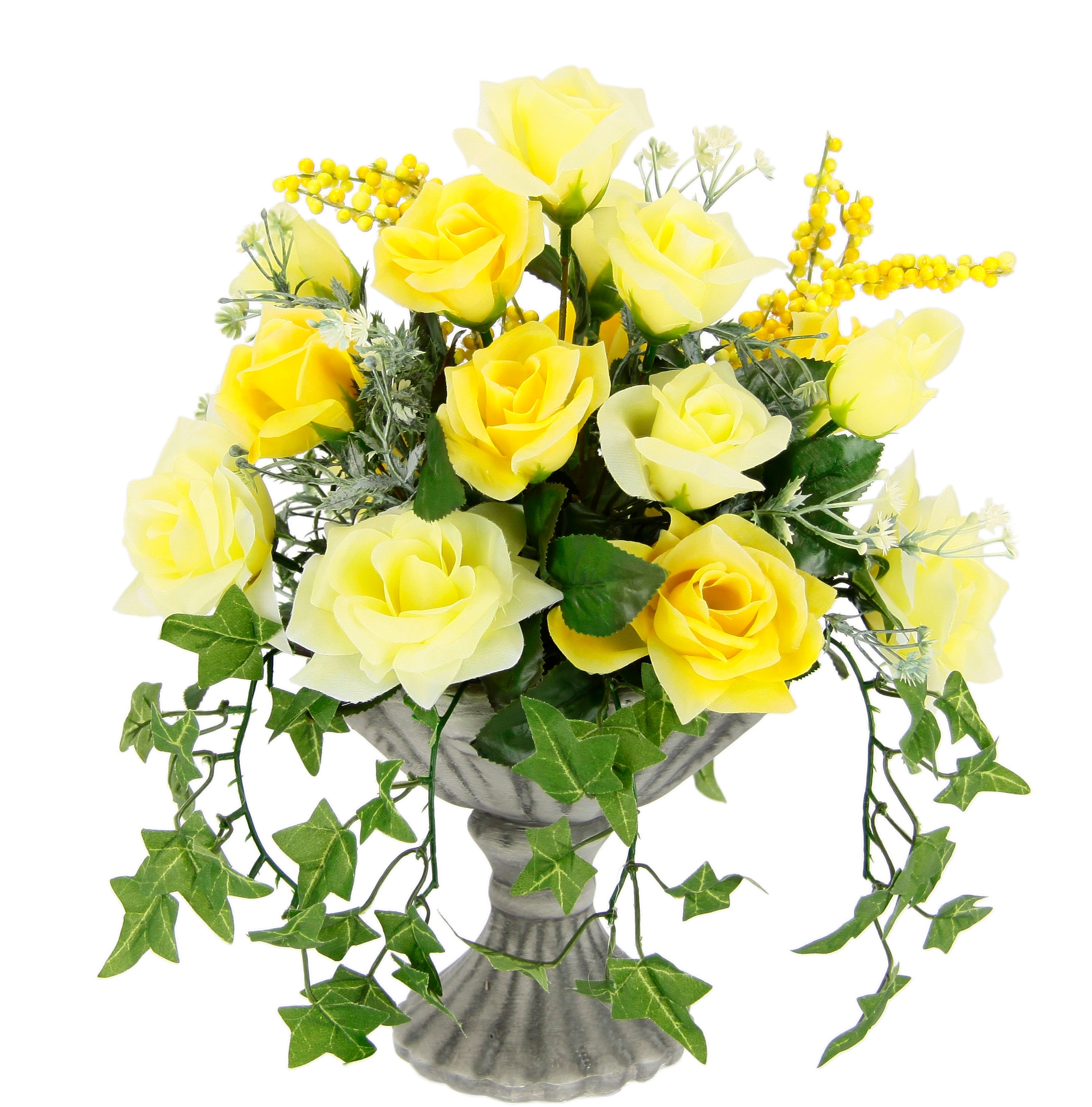 Künstliche Rose | Im bestellen Grabschmuck BAUR Blumen »Rosen«, aus Keramik Kunstblume I.GE.A. Pokal