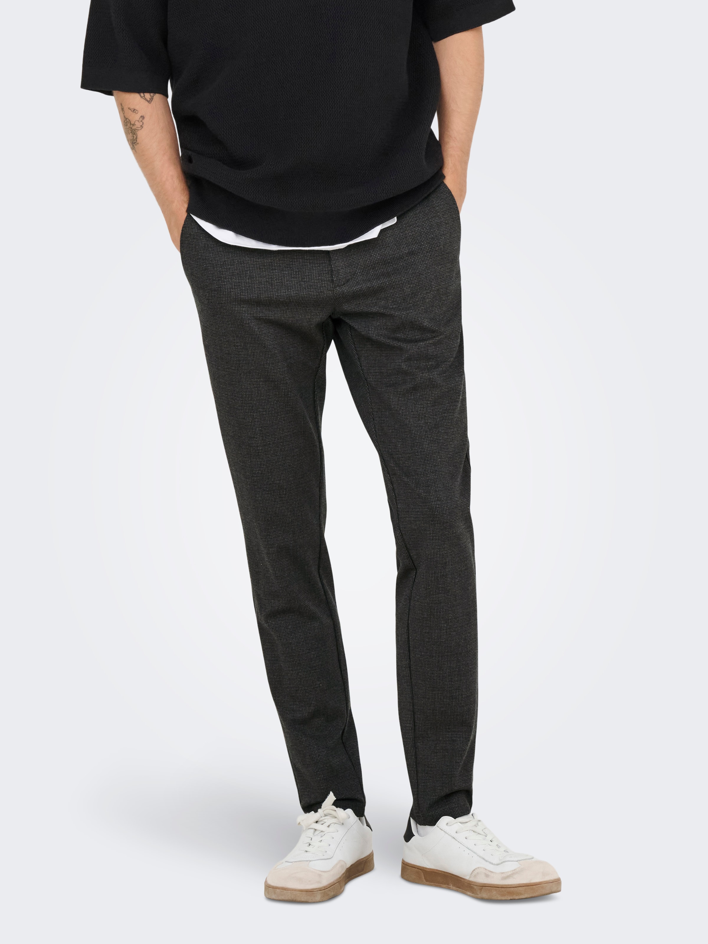 ONLY & SONS Chinohose »ONSMARK SLIM CHECK 020960 PANT«