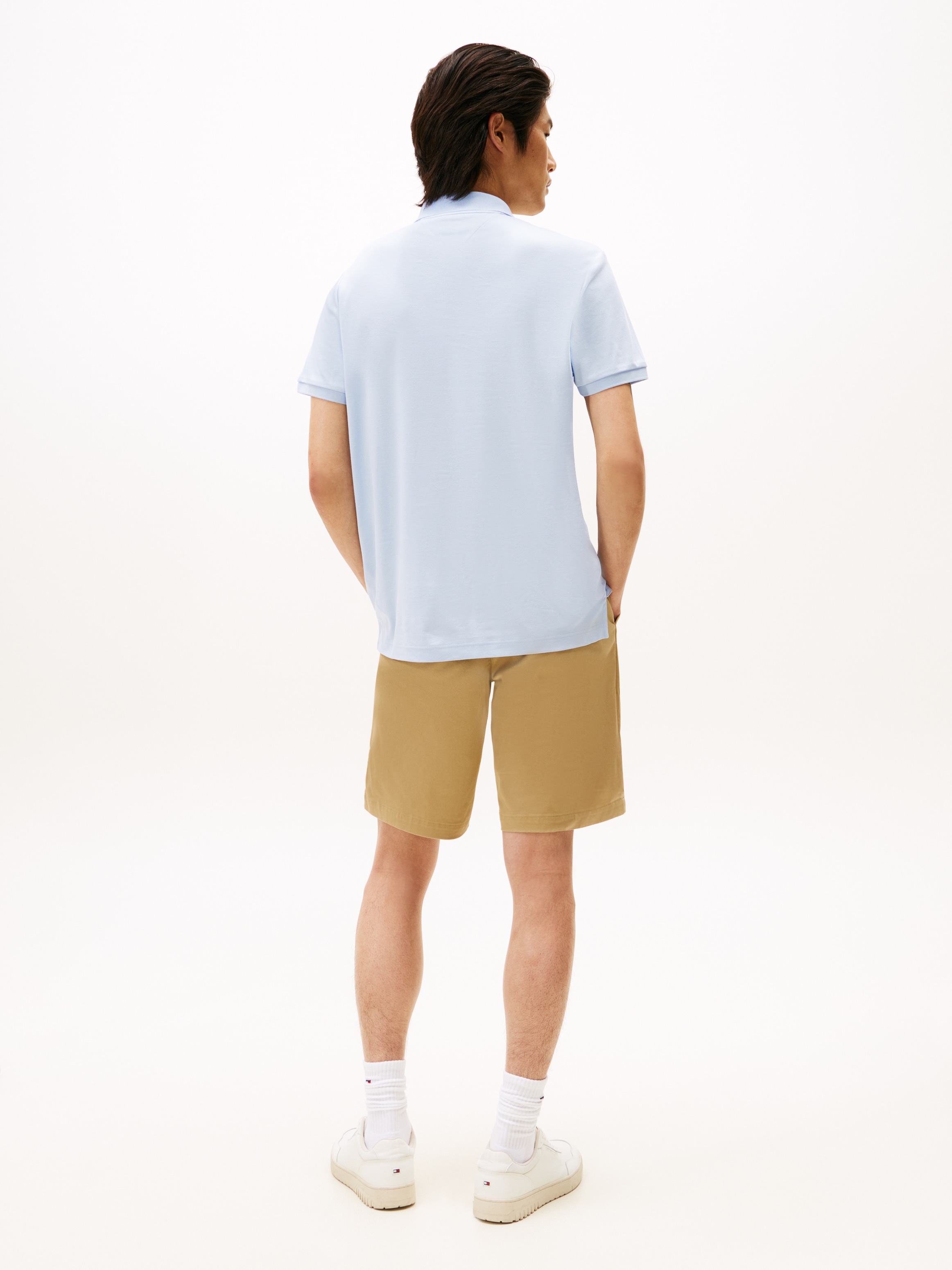 Tommy Hilfiger Poloshirt »LIQUID COTTON REGULAR SEASONAL« mit Logostickerei