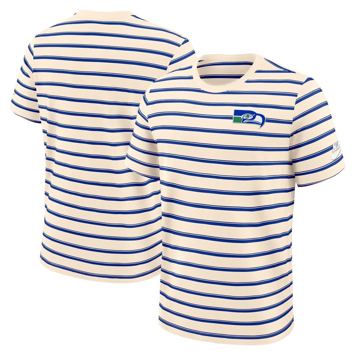 Nike T-Shirt "Nike T-Shirt Seattle Seahawks Nike Rewind Club Striped Tee"