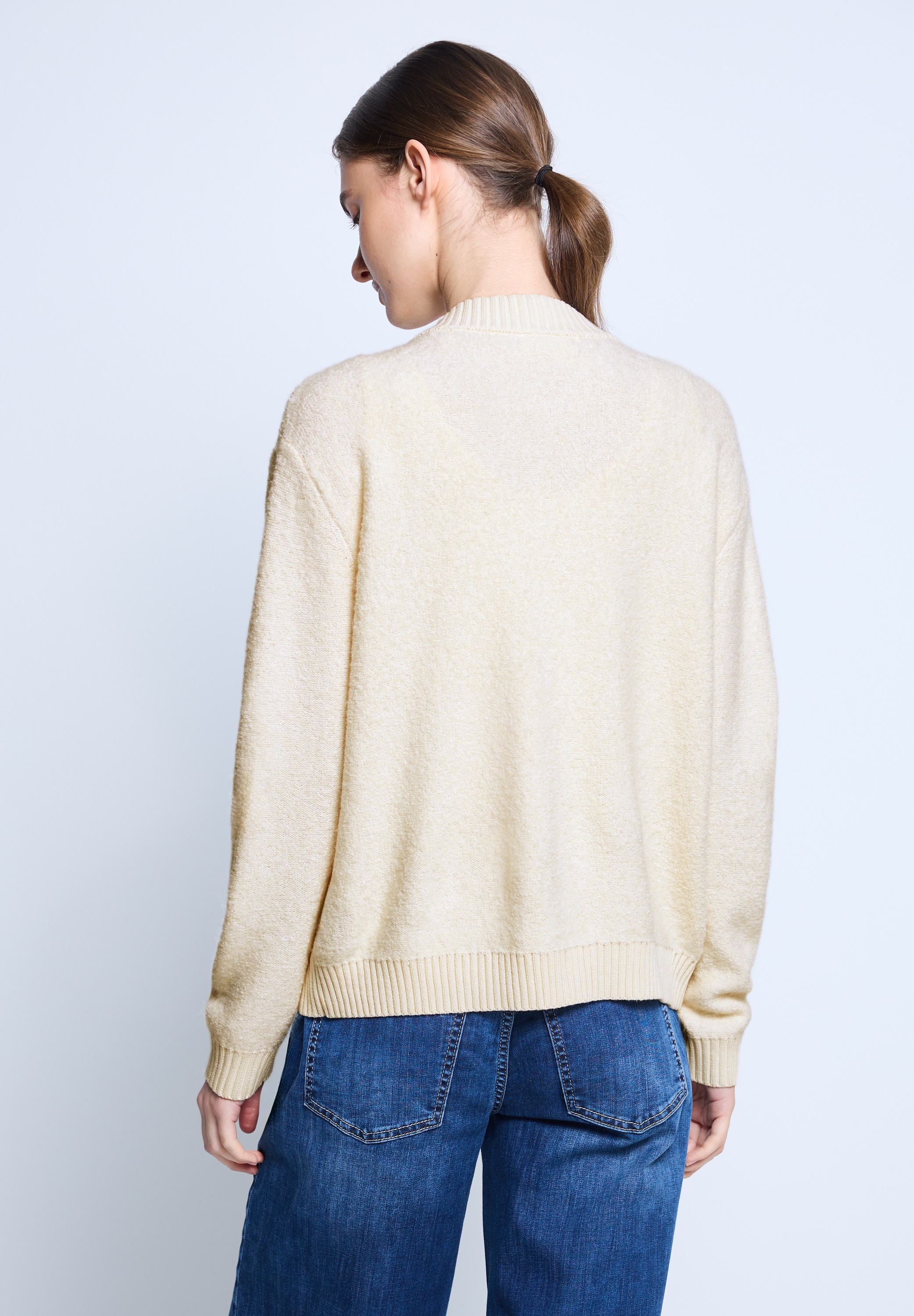 STREET ONE STUDIO Cardigan Rundhalsausschnitt günstig online kaufen