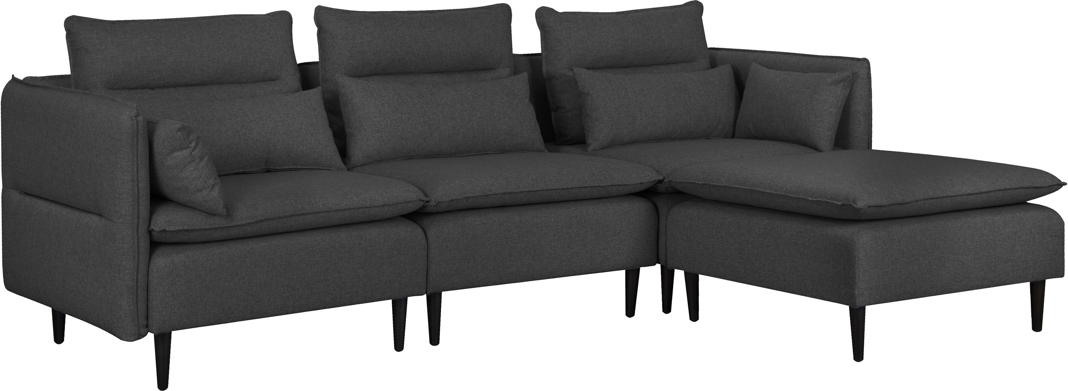 Thumbnail - andas Ecksofa "ALVIK L-Form", zusammengesetzt aus Modulen, erweiterbar mit Modulen der Serie
