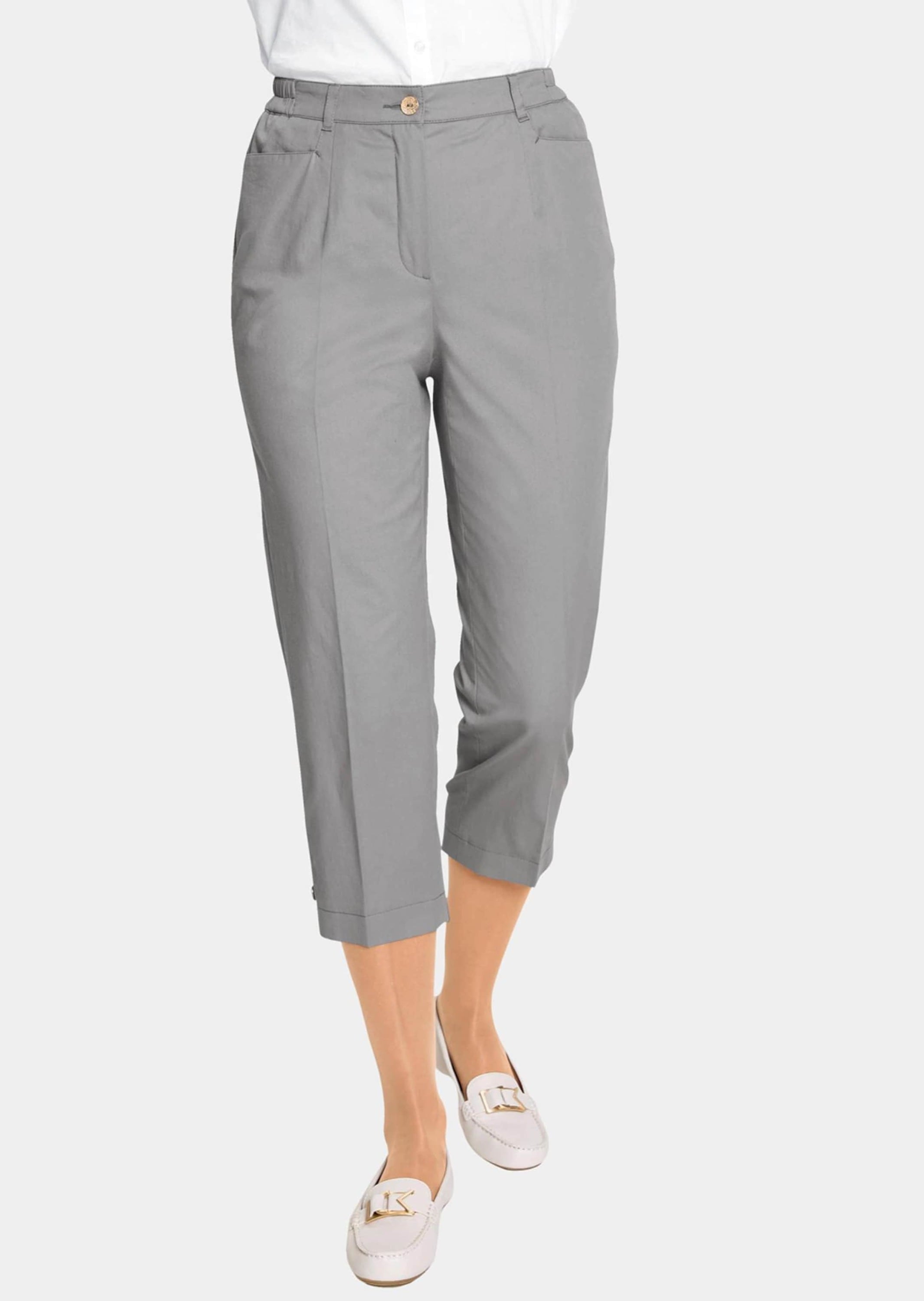 GOLDNER 7/8-Hose »3/4-Baumwollhose Carla 3/4-Hose Carla aus hochwertiger Pima-Baumwolle«