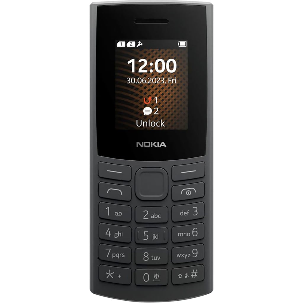 Nokia Handy »105 4G Edition 2023 Mobiltelefon«, Charcoal, 4,57 cm/1,8 Zoll