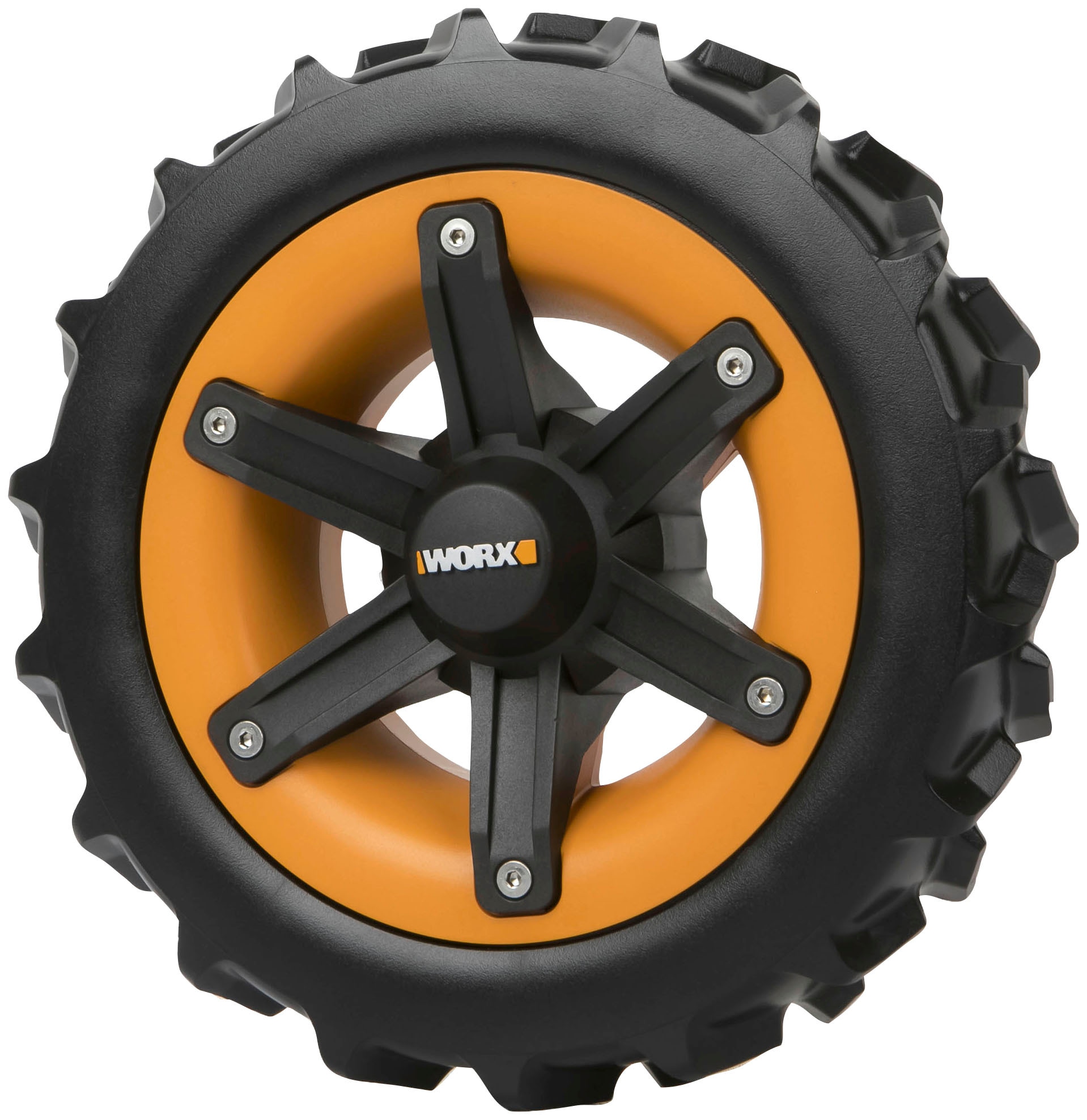 Ersatzrad WORX, orange, Kunststoff, Räder, "Landroid Antriebs-Räder mit griffigem Profil", für weiche Böden