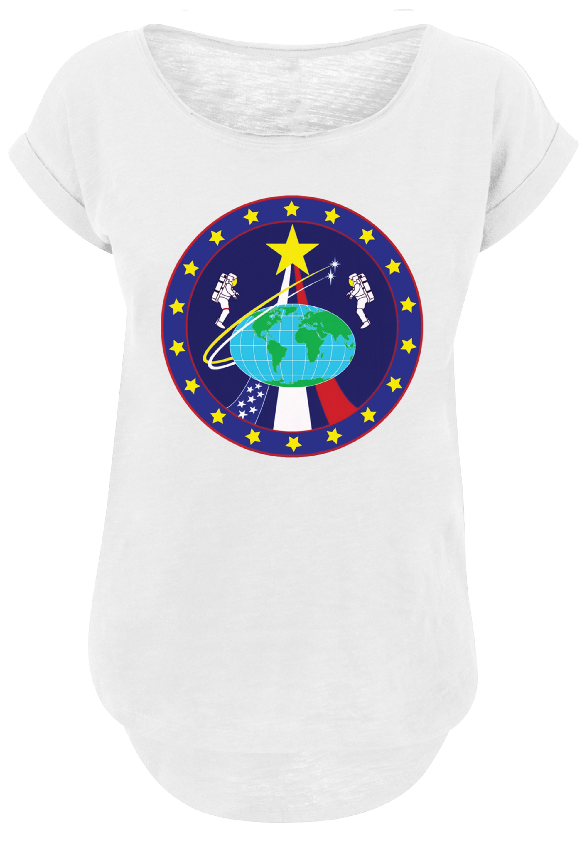 F4NT4STIC T-Shirt »NASA Classic Globe Astronauts«, Print