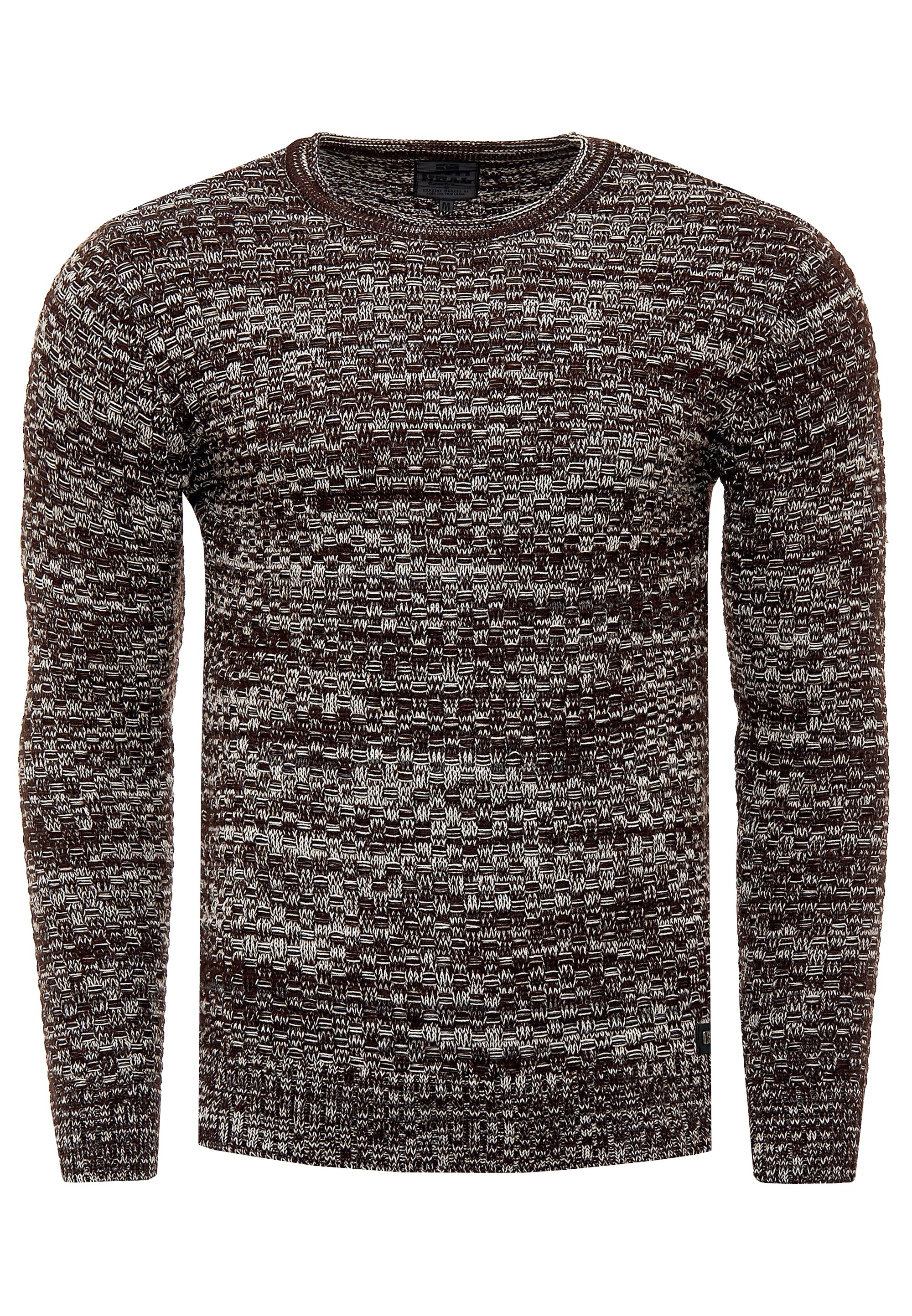Thumbnail - Rusty Neal Strickpullover, im melierten Design