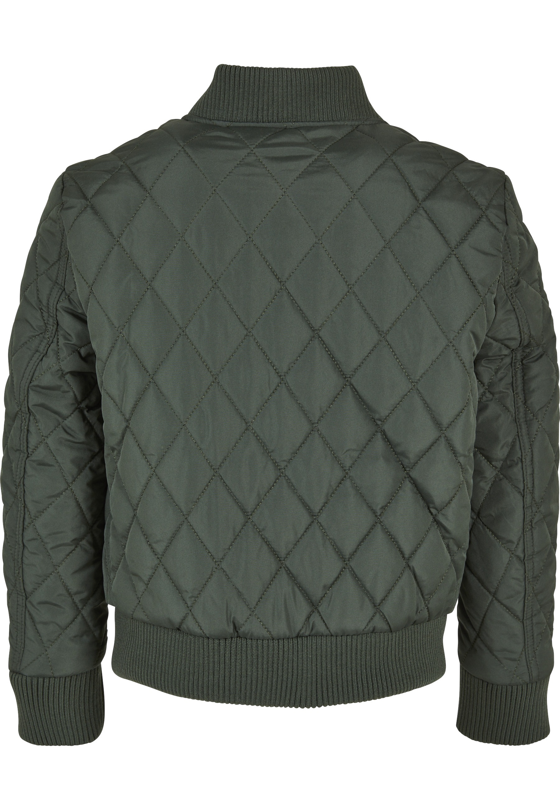 URBAN CLASSICS Allwetterjacke »Urban Classics Herren Boys Diamond Quilt Nylon Jacket« 1 Stk. tlg. ohne Kapuze