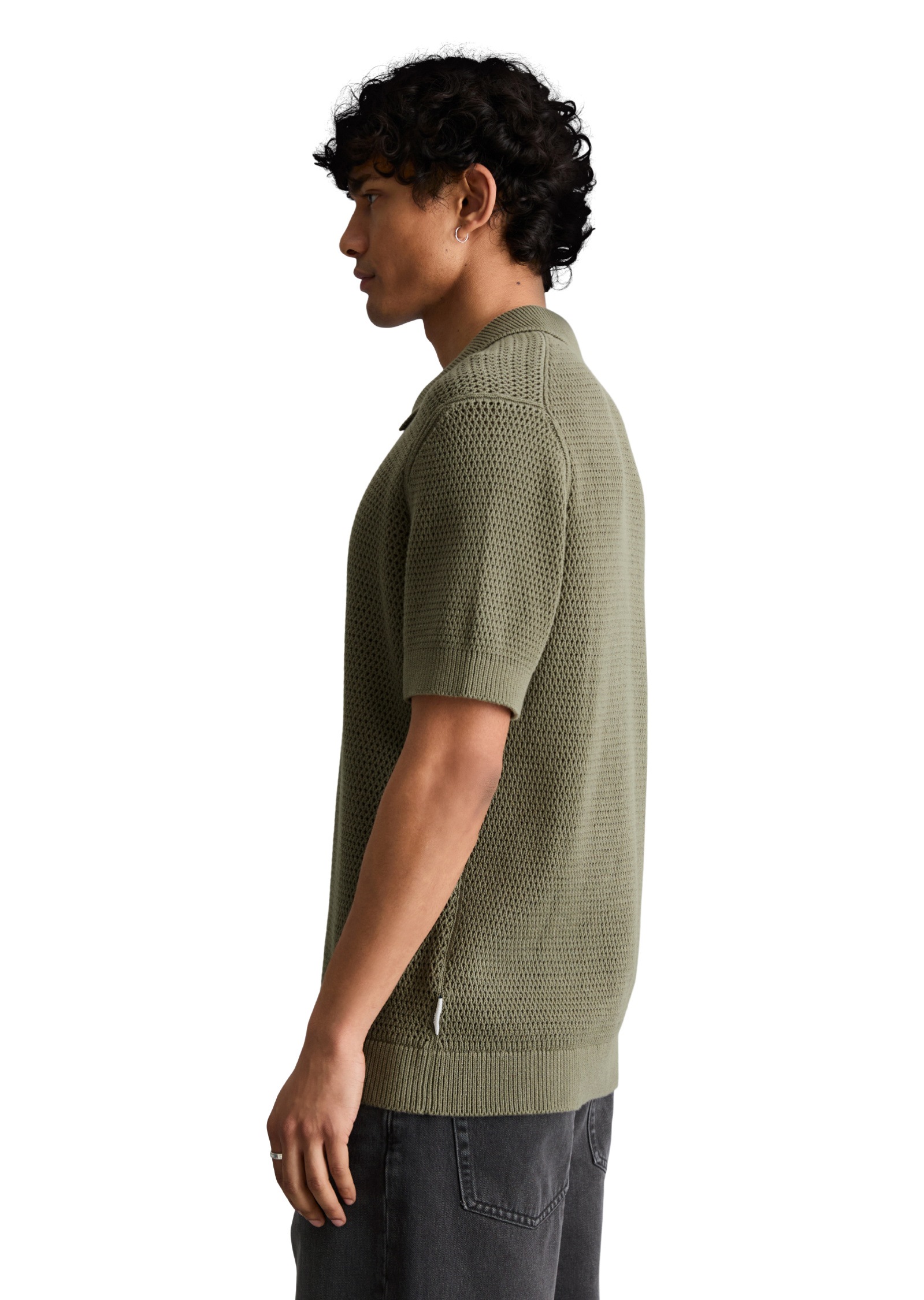 Marc O'Polo DENIM Poloshirt »mit luftiger Strickstruktur«