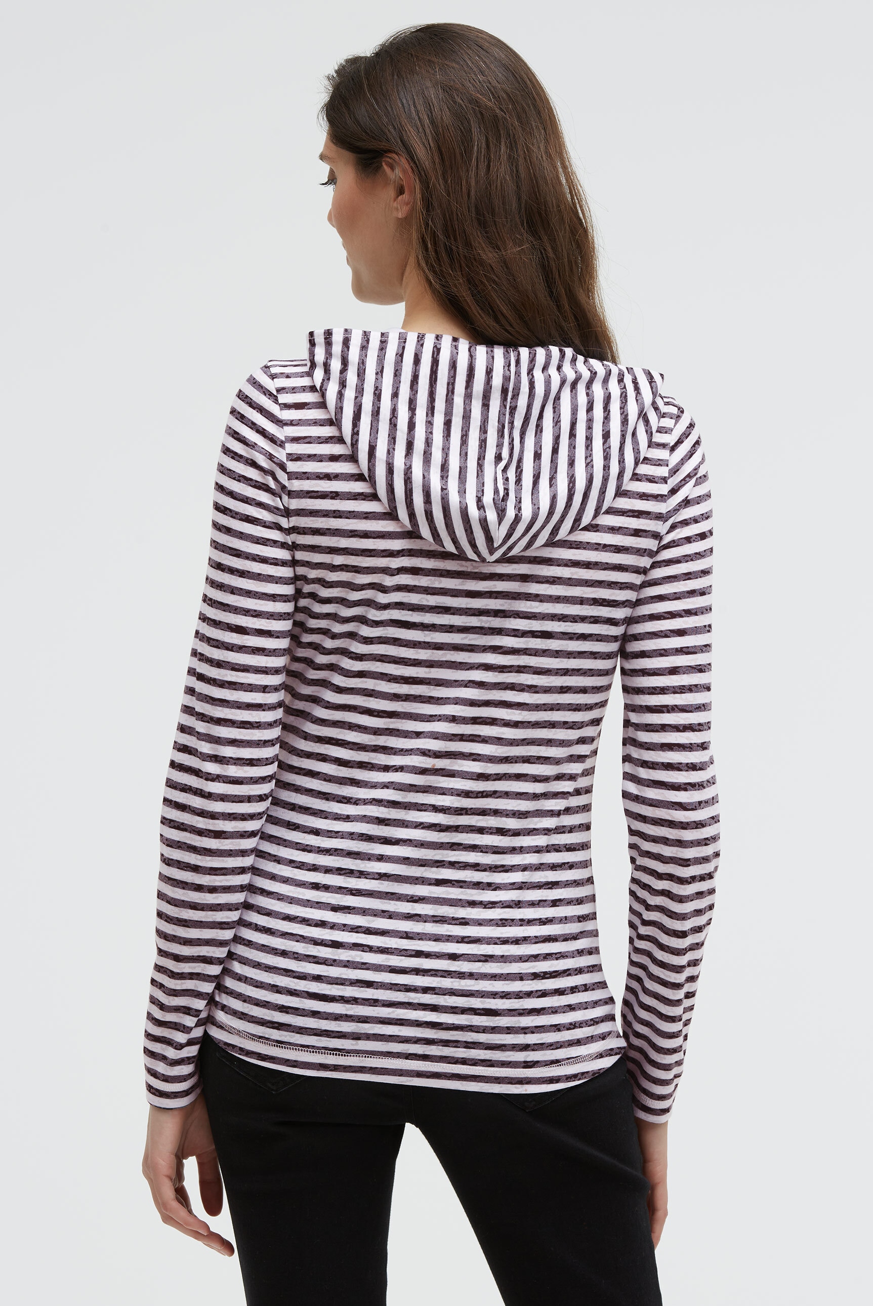 SOCCX Kapuzenshirt, mit Ausbrenner-Effekten