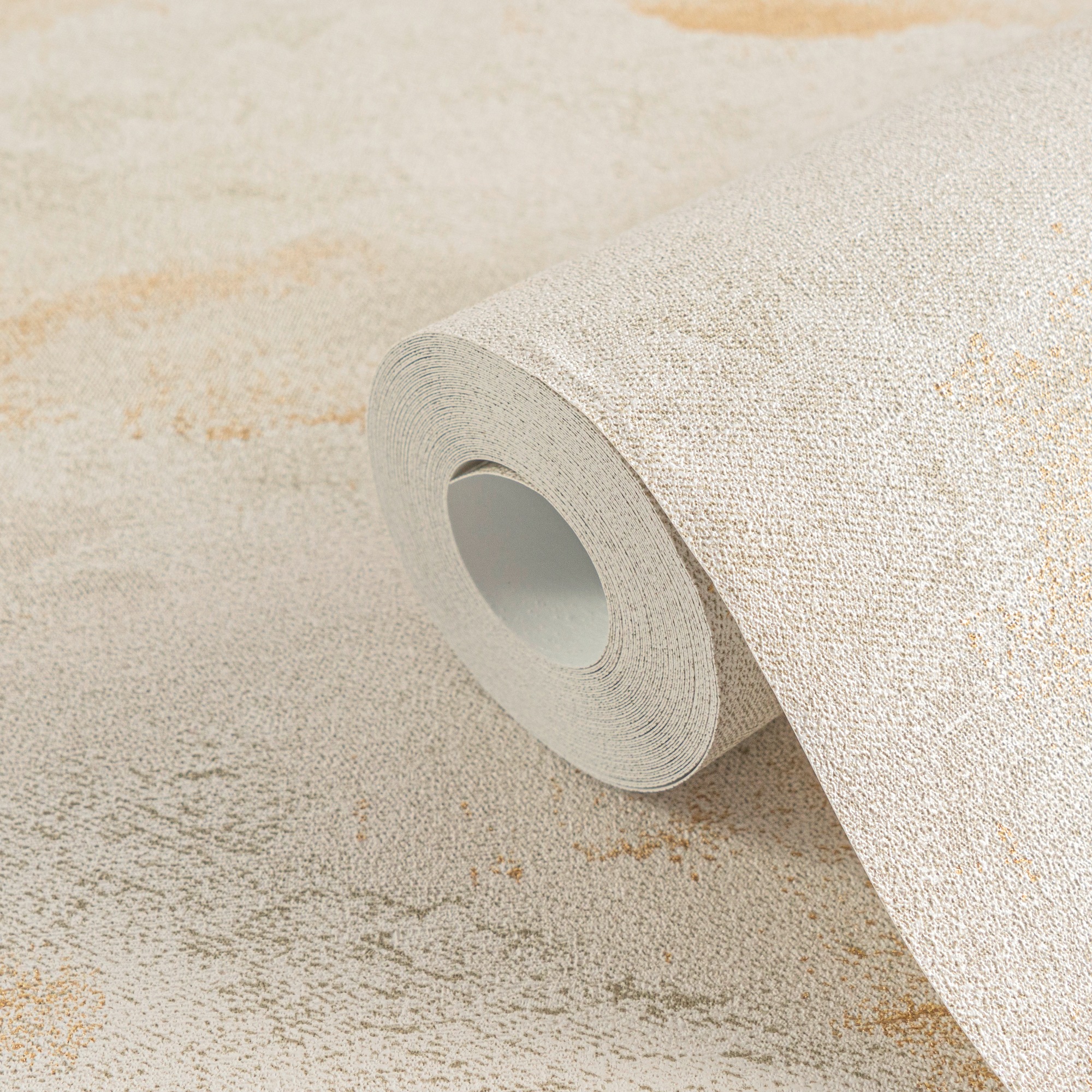 living walls Vliestapete »Abstrakte Farbverlauf-Tapete bunt Struktur modern« hochglänzend strukturiert