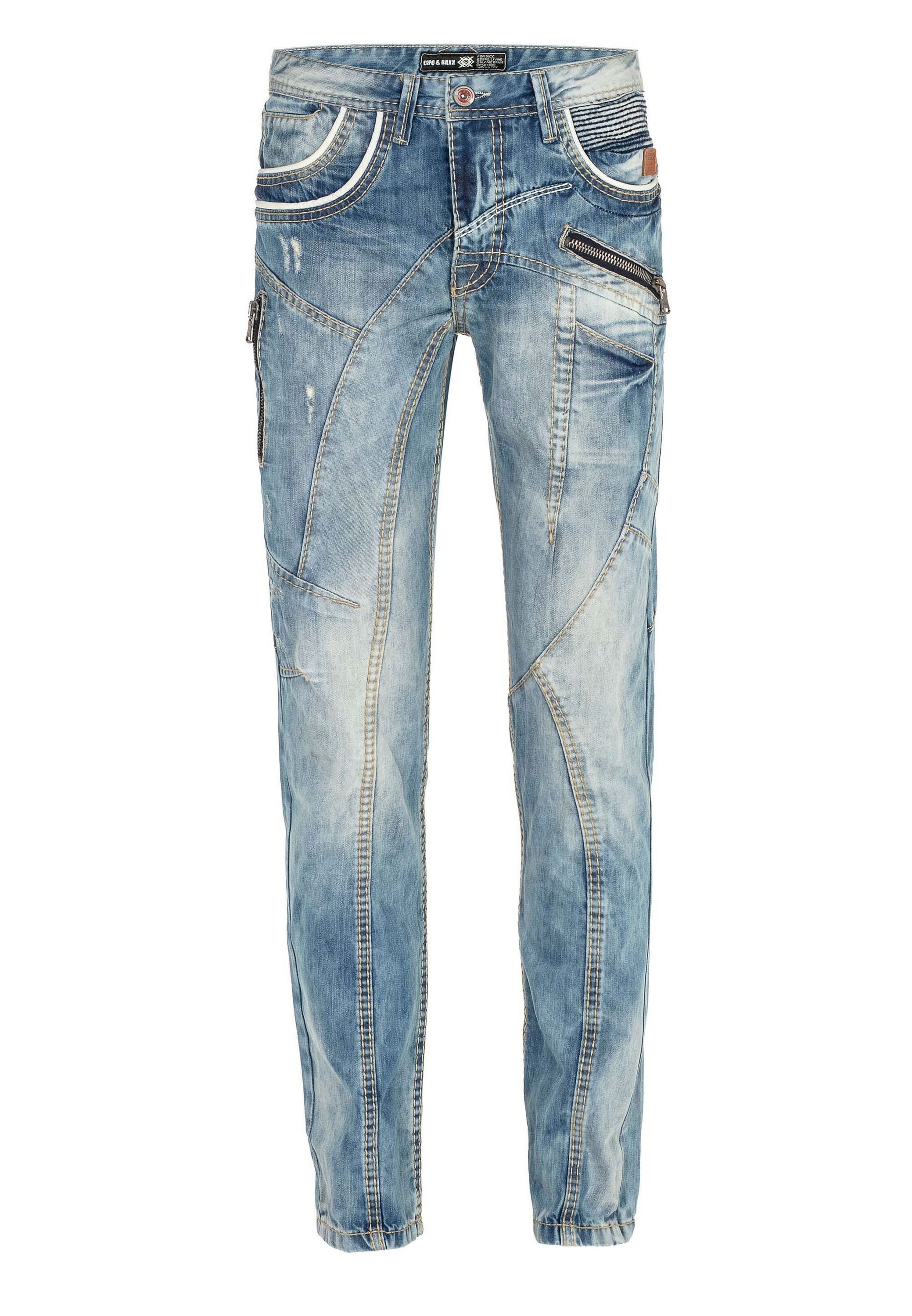 Cipo & Baxx 5-Pocket-Jeans »Jeans«, in Straight Fit, C-1150