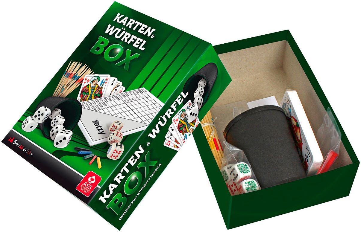 Cartamundi Spielesammlung »Würfel- und Kartenbox« Made in Germany