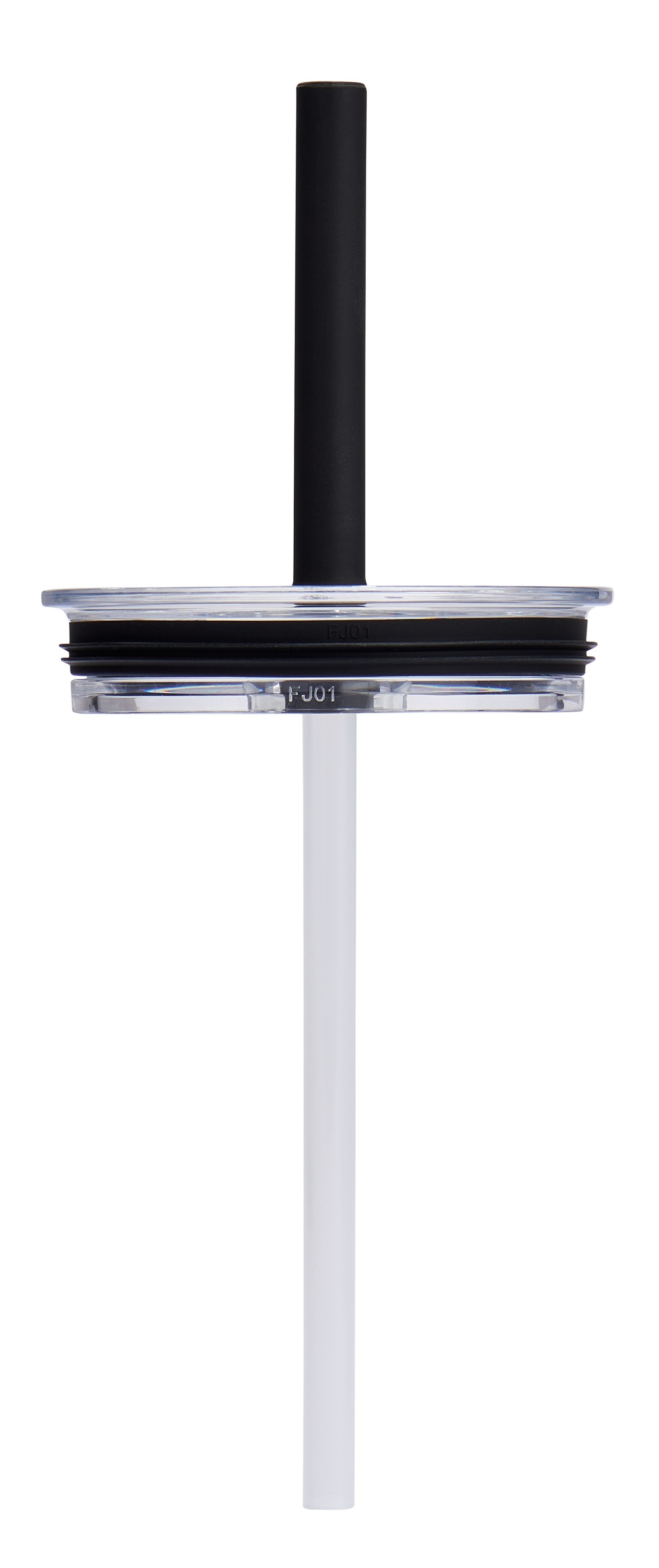 Hydro Flask Deckel »Medium Press-In All Around Tumbler Straw Lid Clear« Transparenter Deckel für freie Sicht mit Strohhalm