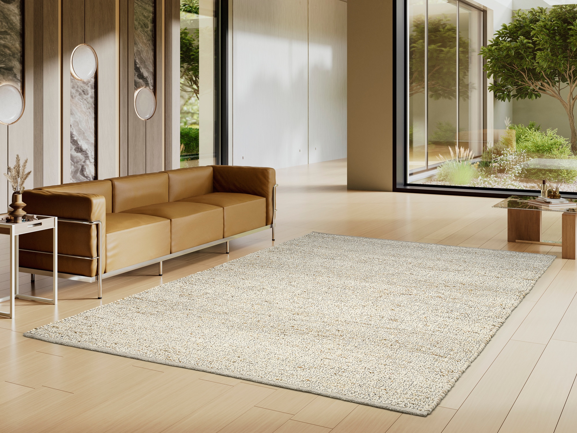 OCI DIE TEPPICHMARKE Wollteppich "COUNTRY HANDWEB" rechteckig 12 mm Höhe 95% Wolle, handgewebt, Naturfasern, Wendeteppich, Wohnzimmer