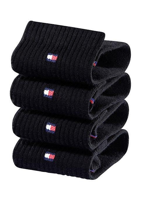 Tommy Hilfiger Socken, (4 Paar), mit Fußfrottee