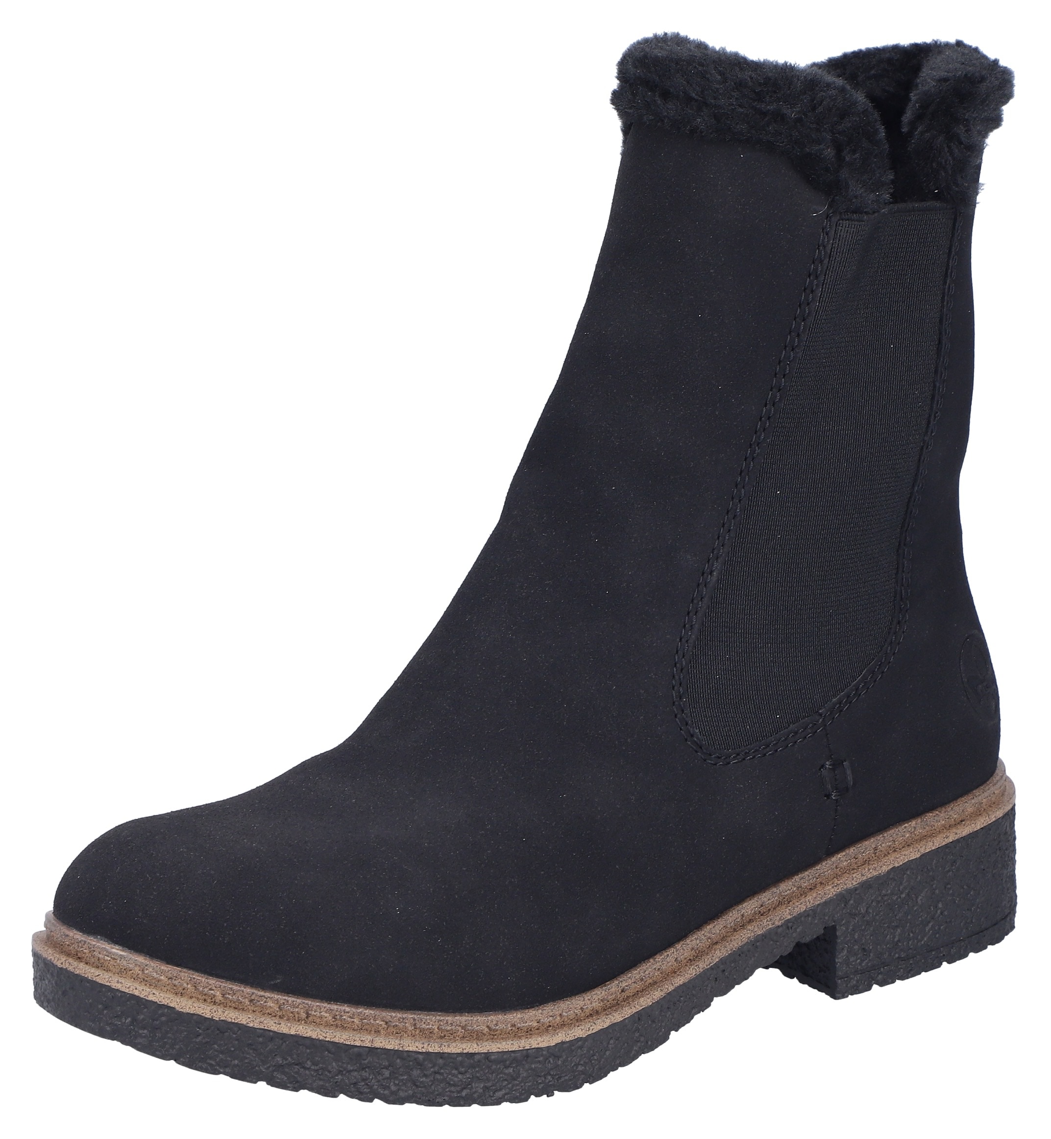 Rieker Winterboots, Chelseaboots, Winterstiefelette, Blockabsatz, mit Innen günstig online kaufen