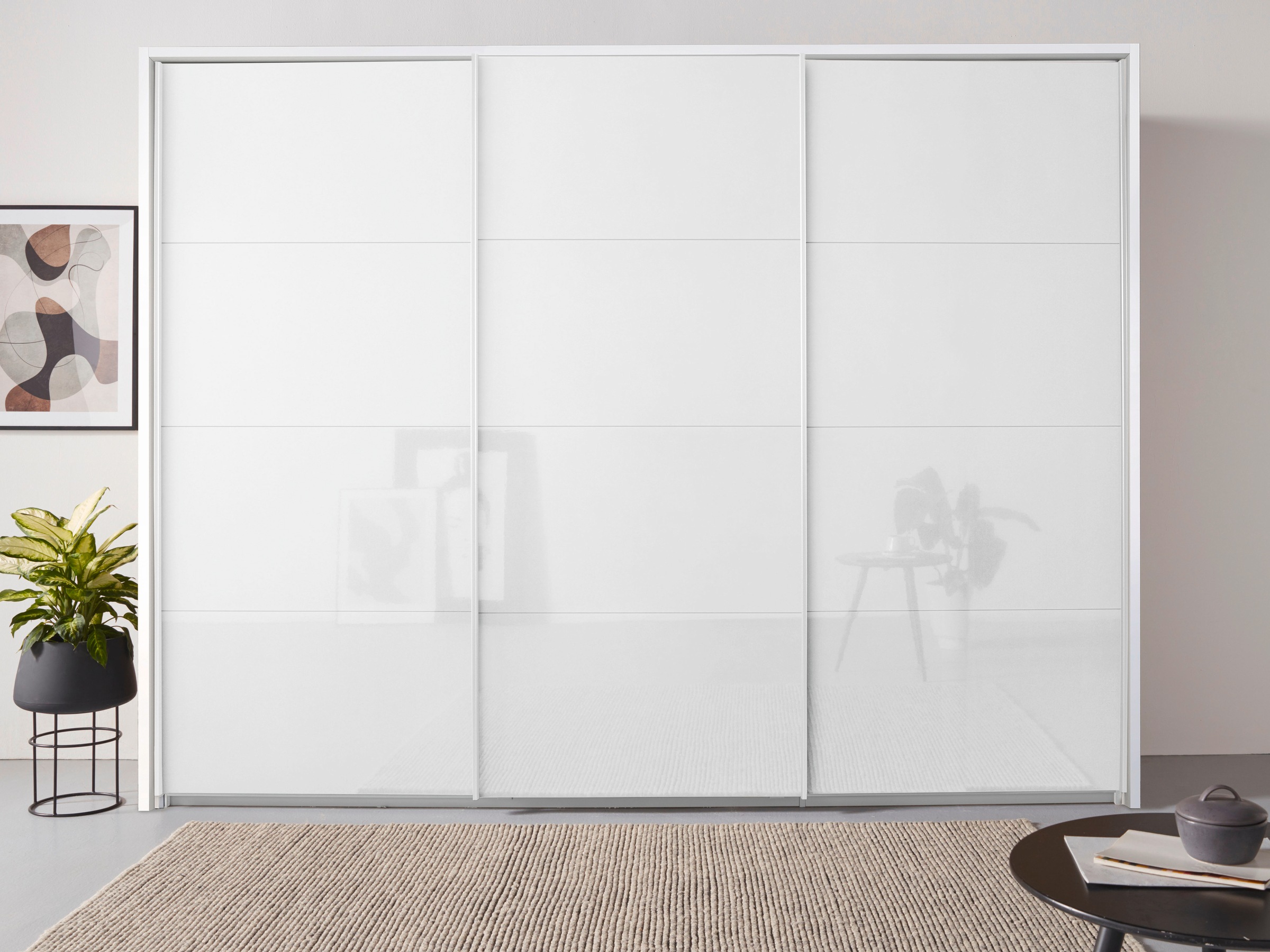 rauch Schwebetürenschrank »Oteli«, inkl. Passepartout optional mit Beleuchtung