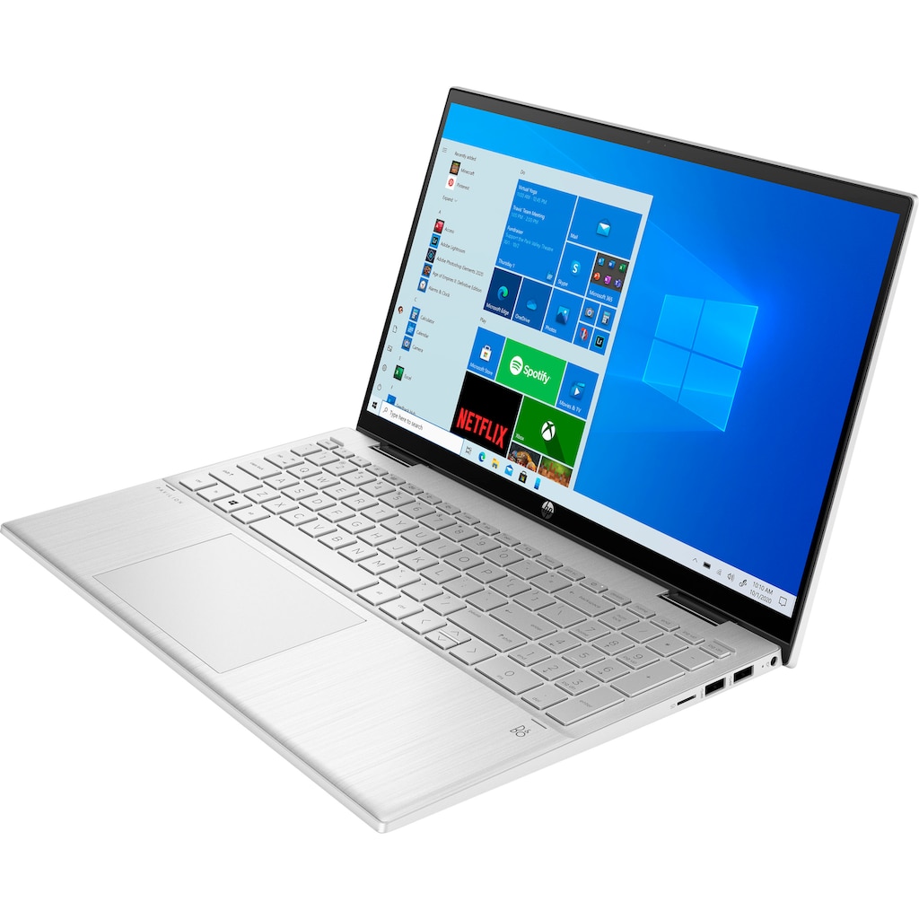 HP Convertible Notebook »Pavilion x360 Convertible 15-er0200ng«, (39,6 cm/15,6 Zoll), Intel, Core i5, Iris© Xe Graphics, 512 GB SSD, Kostenloses Upgrade auf Windows 11, sobald verfügbar