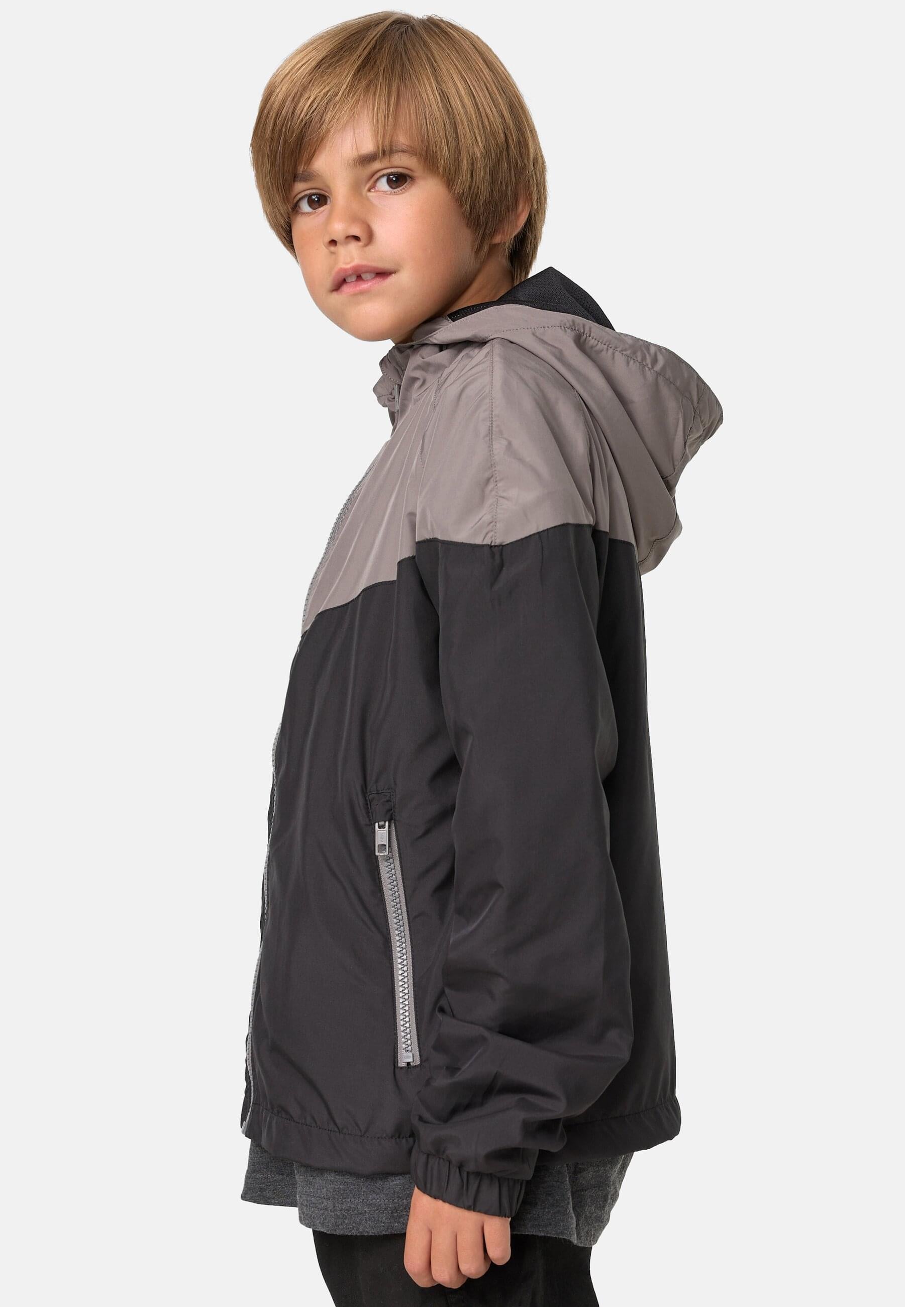 URBAN CLASSICS Allwetterjacke »Urban Classics Herren Boys 2-Tone Tech Windrunner«, (1 St.), mit Kapuze