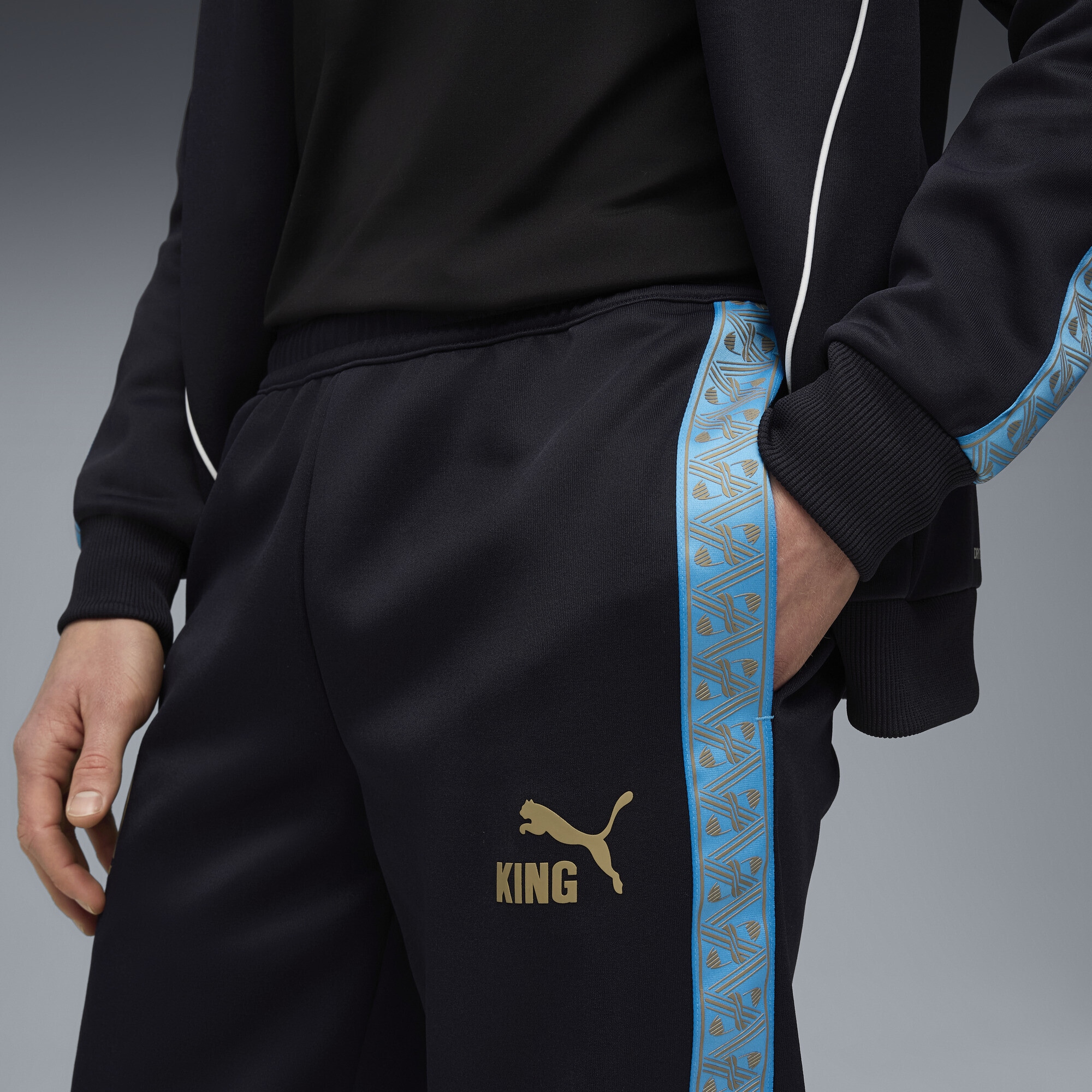 PUMA Sporthose »Olympique de Marseille KING Anthem Hose Herren«