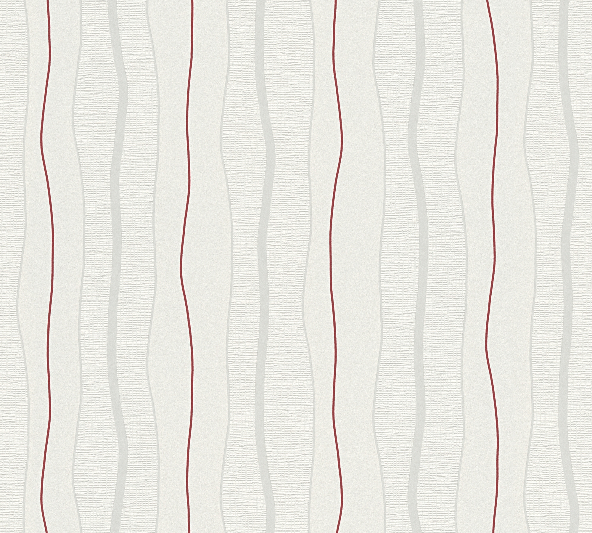 Vliestapete »Natural Style«, gestreift, Streifen Tapete Modern Rot Creme