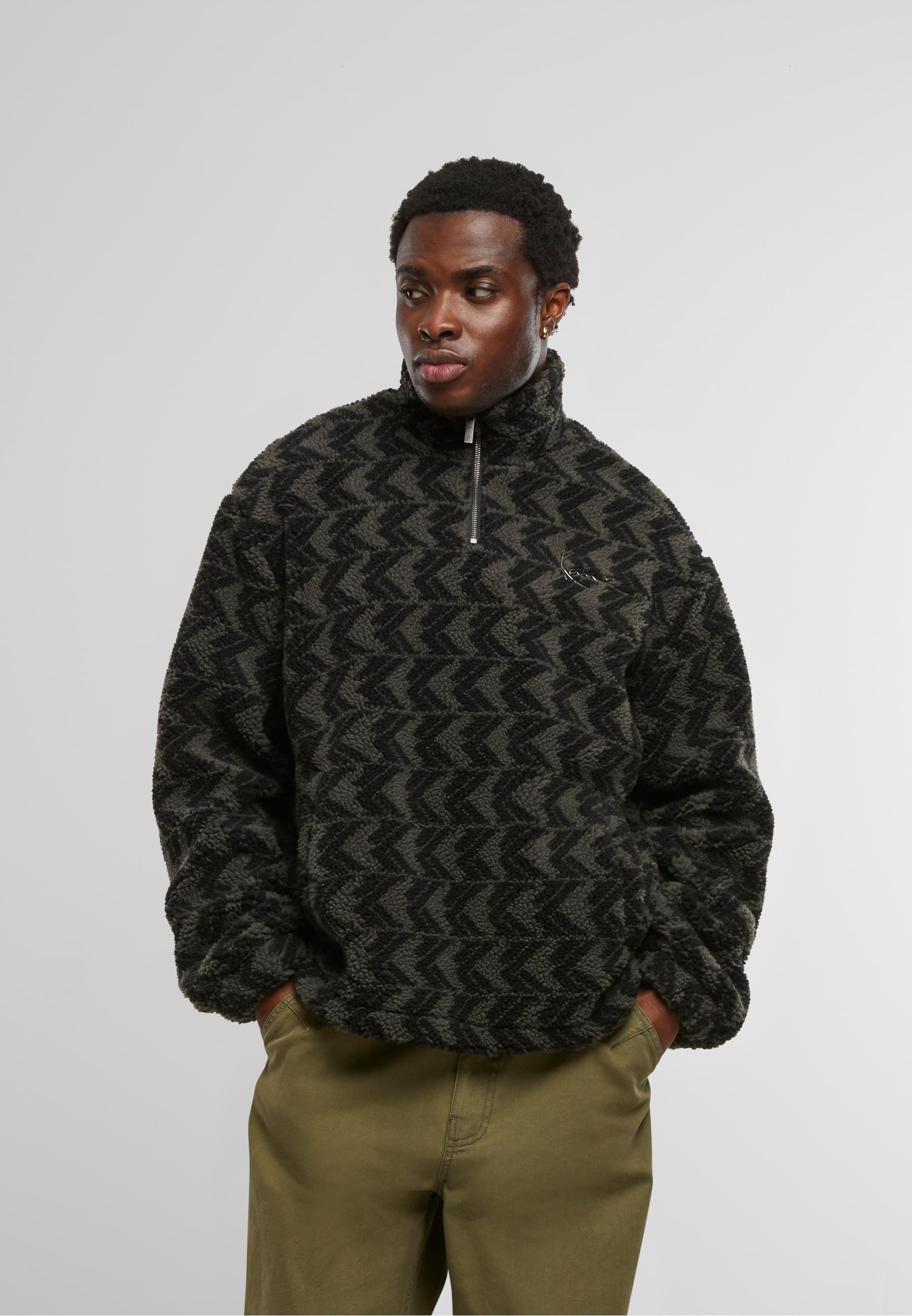 Karl Kani Sweater »Karl Kani Metal Signature Monogram Teddy Troyer«, (1 tlg.)