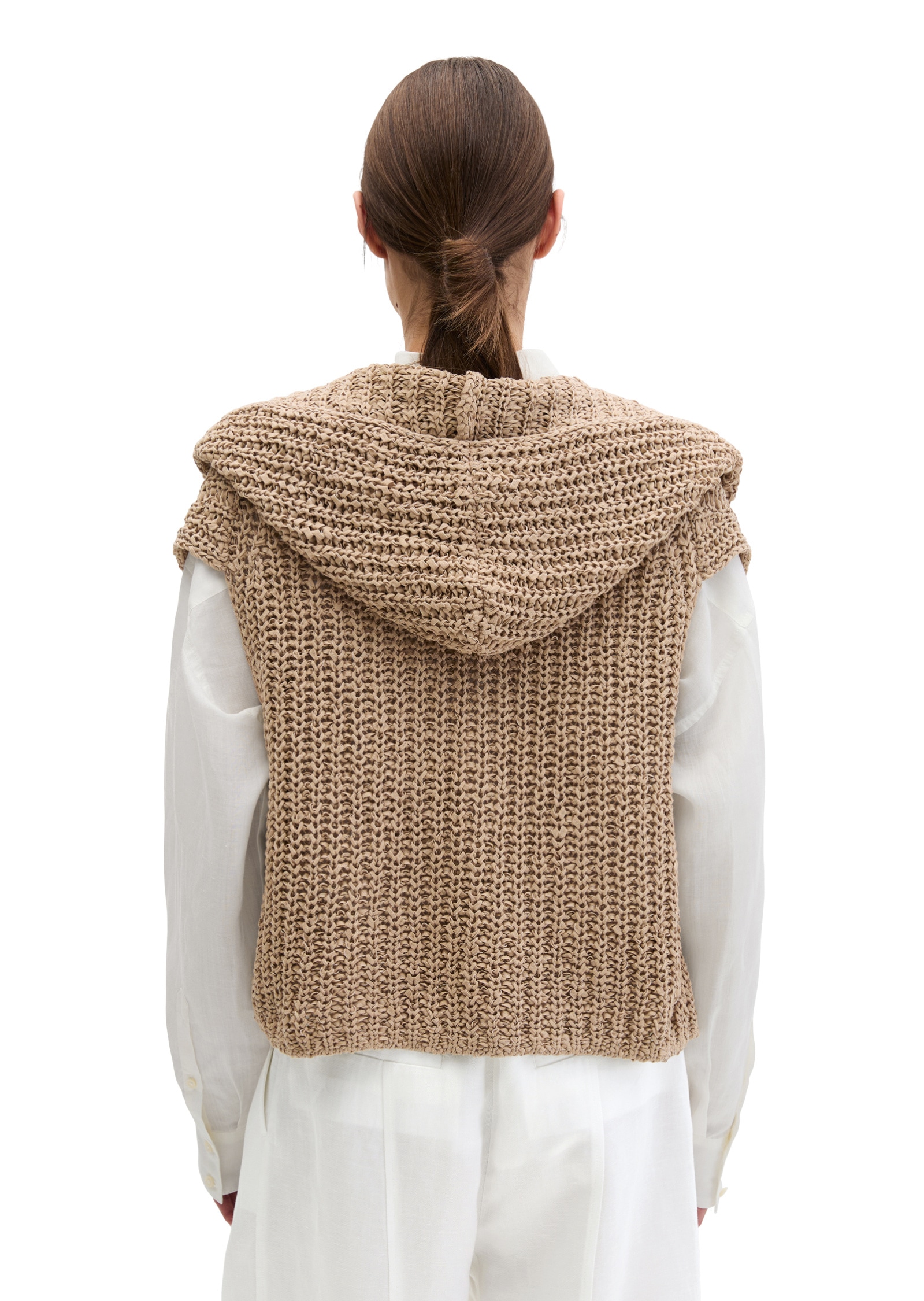 Marc O'Polo Strickweste »aus Bändchengarn«