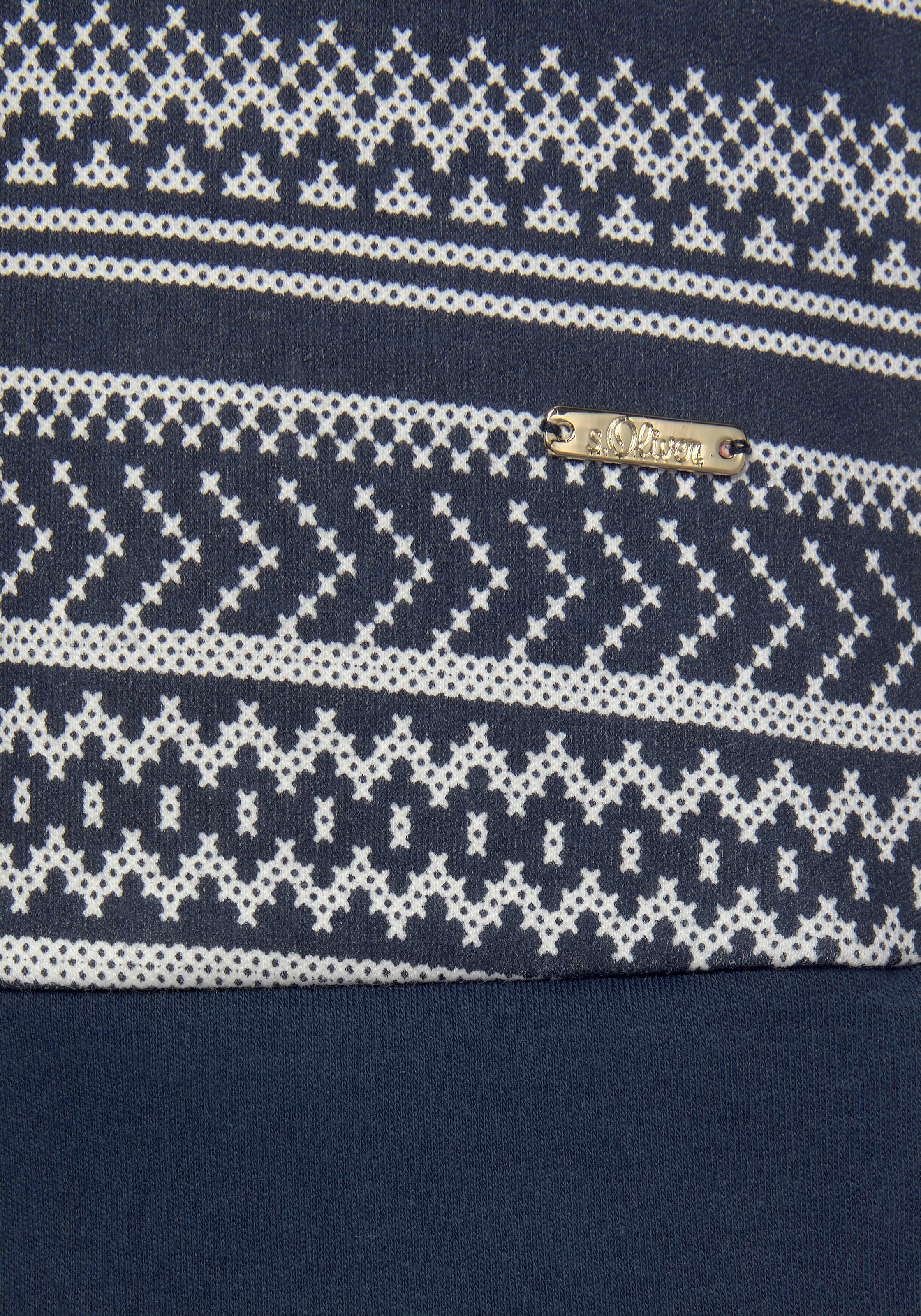 s.Oliver Nachthemd, mit Norwegermuster online kaufen | BAUR