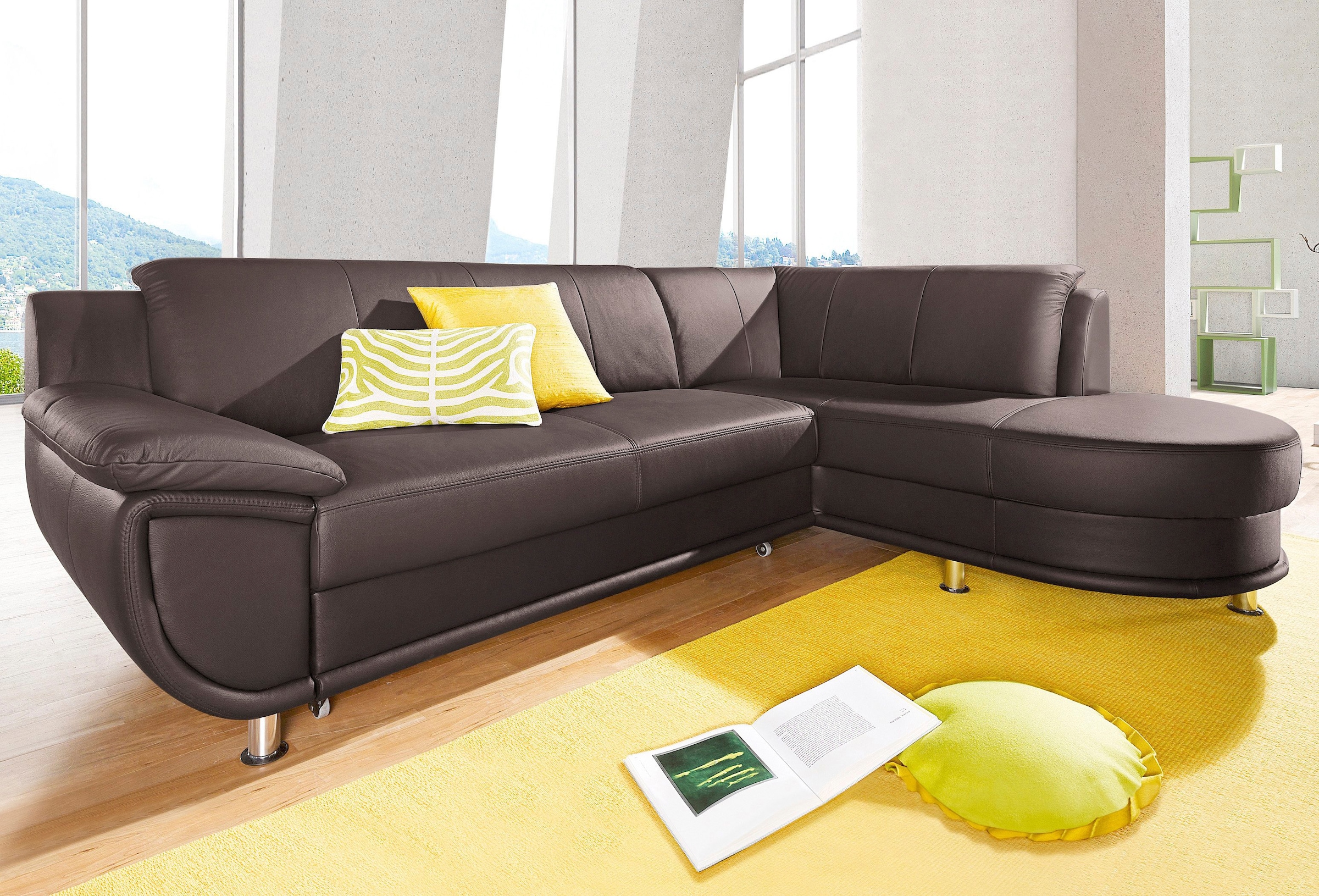 TRENDMANUFAKTUR Ecksofa "Rondo, zeitlos und elegant, OTTOs Choice, bequem, günstig online kaufen