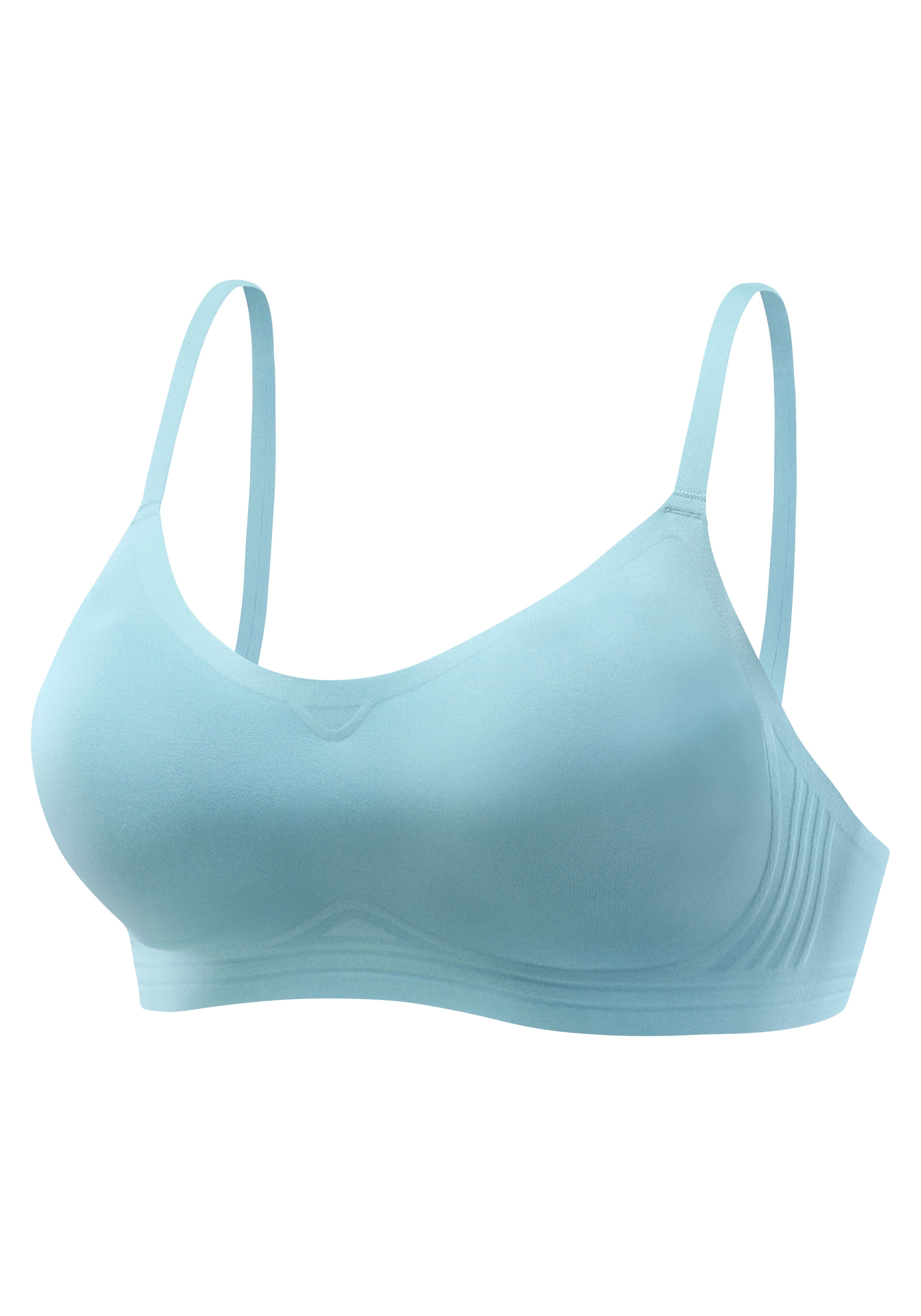 Nuance Bralette-BH, SEAMLESS ohne Bügel, mit herausnehmbarem Push-up-Kissen, Basic Dessous