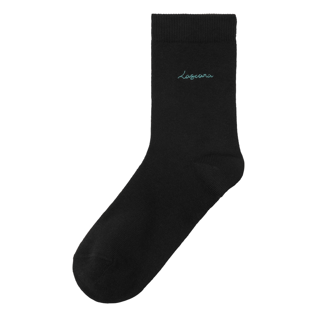 LASCANA Basicsocken, (Box, 7 Paar)