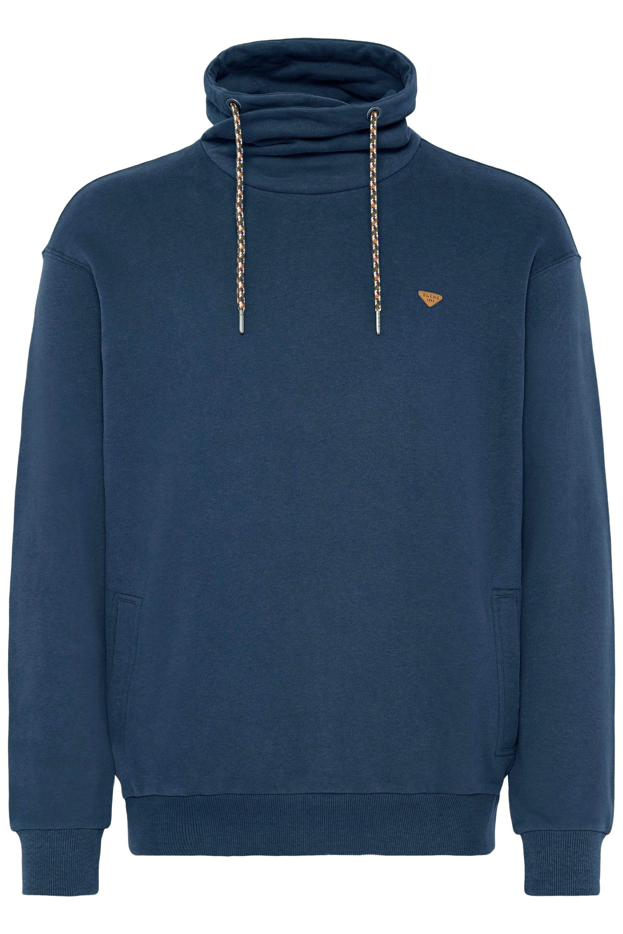 Blend Longpullover "BHLapol" Stilvoller Sweatpullover Tube-Kragen günstig online kaufen