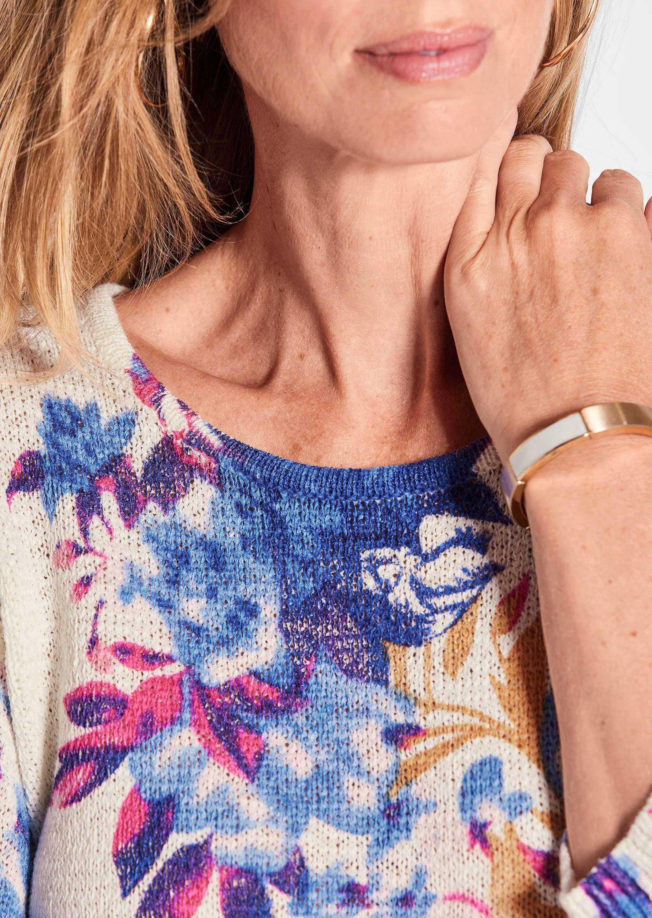 GOLDNER 2-in-1-Pullover »Druckpullover Femininer Druckpullover«