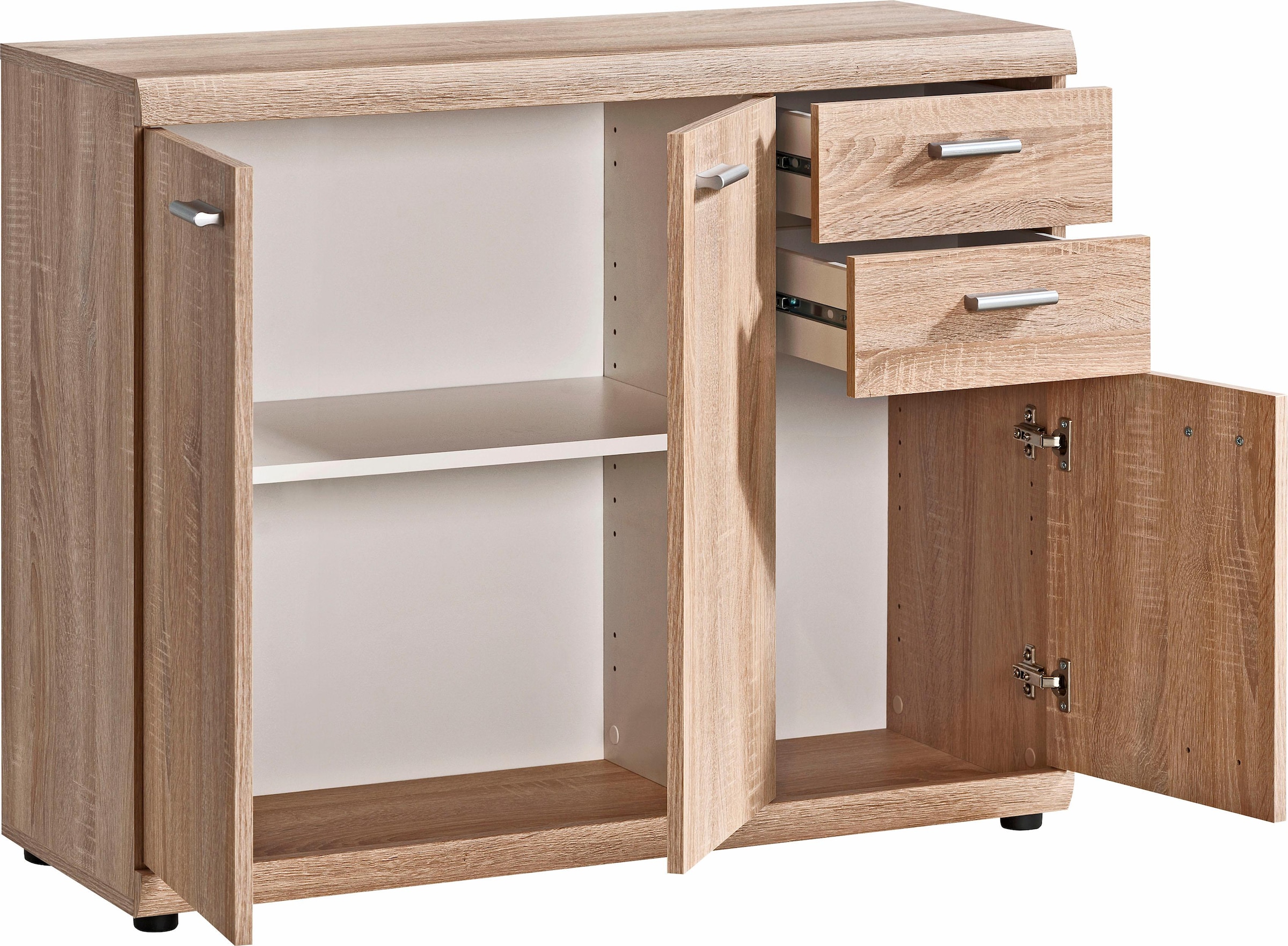 Procontour Sideboard »Sun«, Breite 90 cm mit 3 Türen und 2 Schubkästen