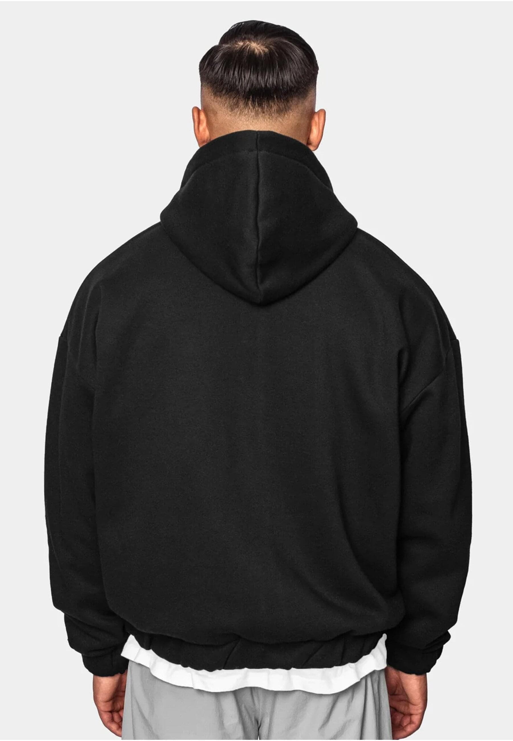 Dropsize Sweatjacke »Dropsize Herren Super Heavy Oversize Blank Zip Hoodie«