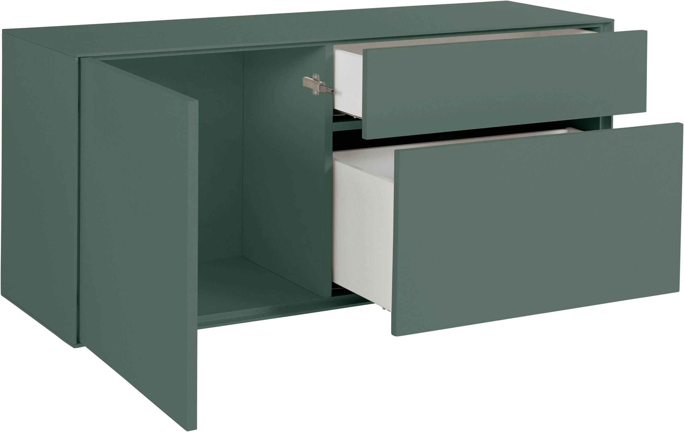 LeGer Home by Lena Gercke Lowboard »Essentials«, Breite: 127 cm, MDF lackiert, Push-to-open-Funktion