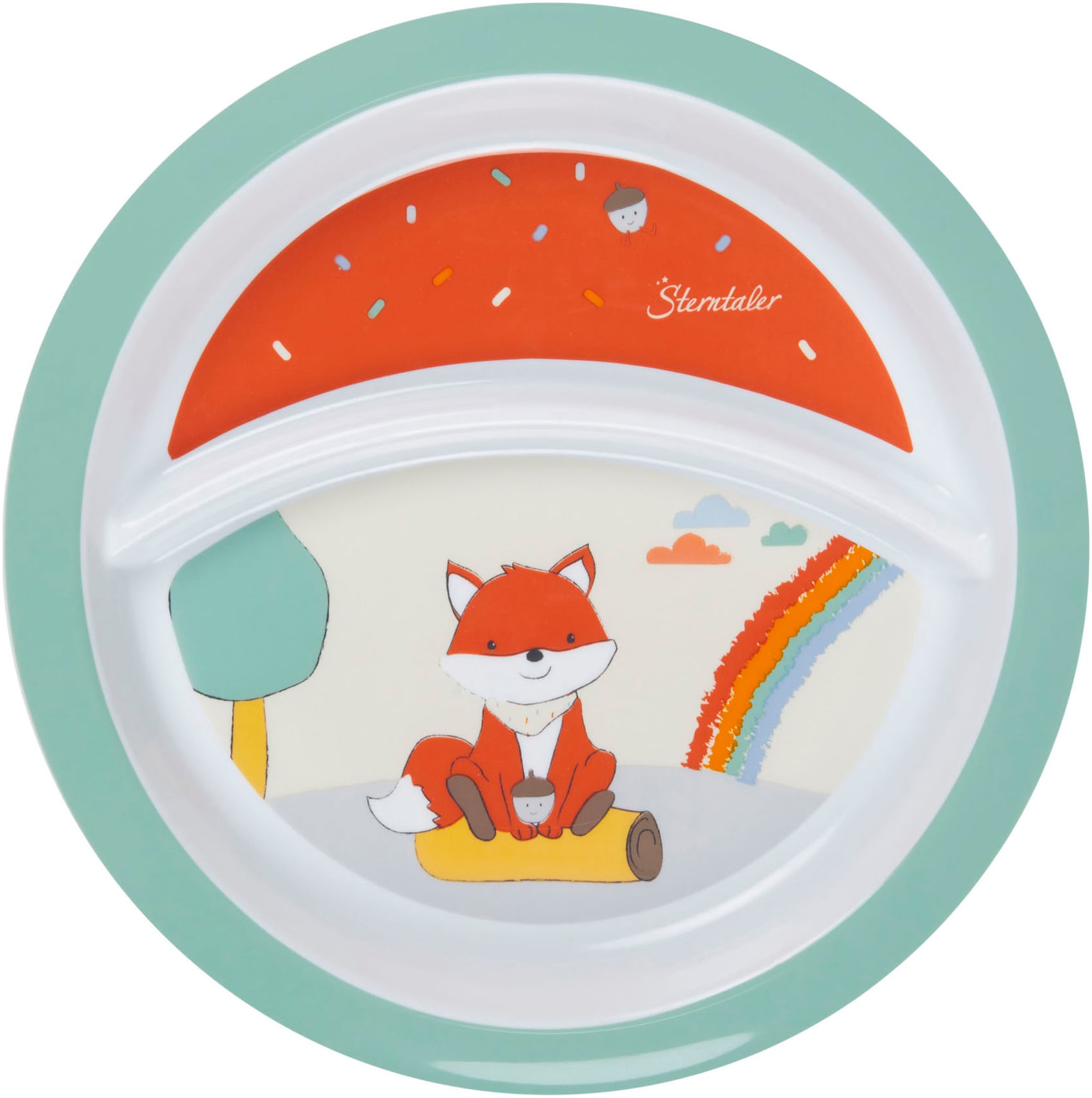 Sterntaler® Kindergeschirr-Set »Fuchs Filou, rund«