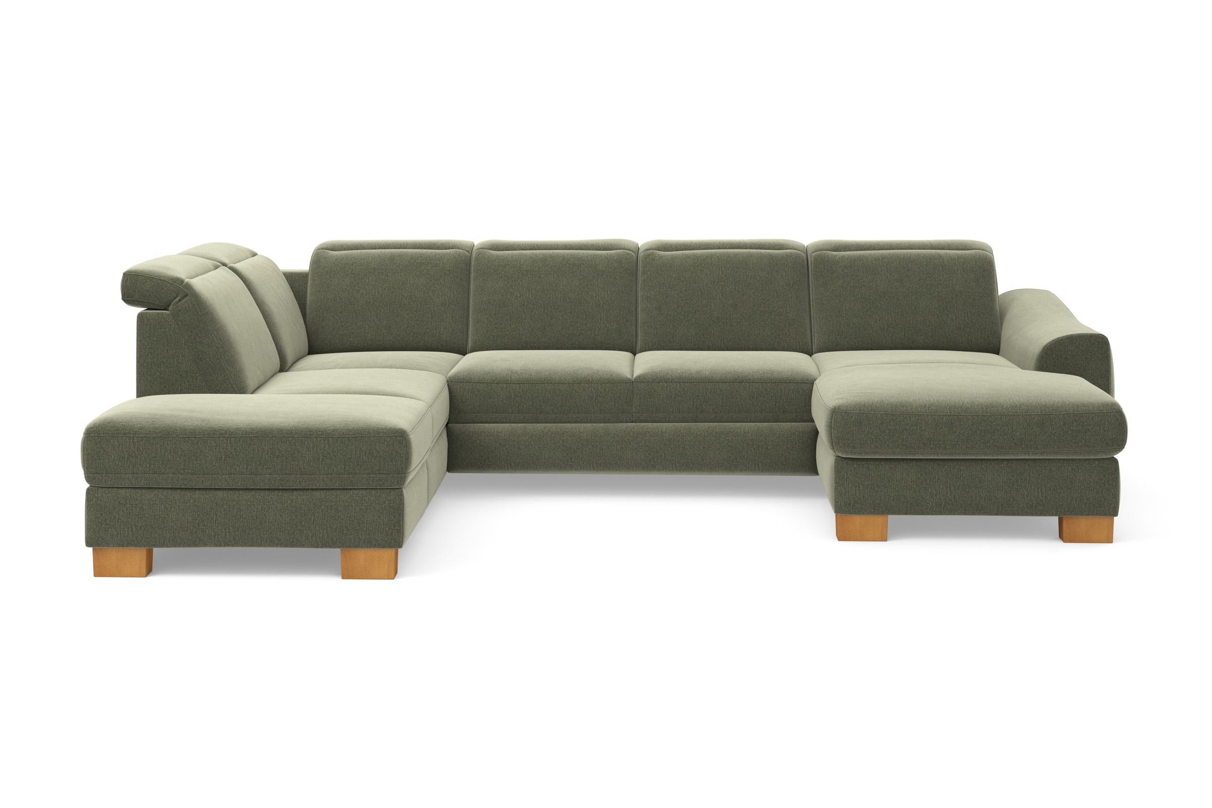 Home affaire Wohnlandschaft "Dundee U-Form" wahlweise mit Kopfteilverstellu günstig online kaufen