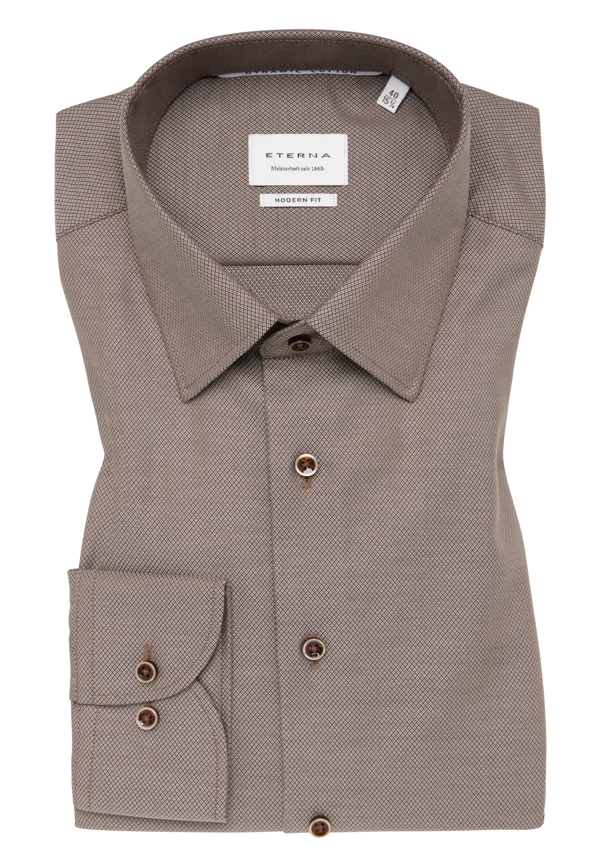 Eterna Langarmhemd »MODERN FIT«, NON IRON (bügelfrei)