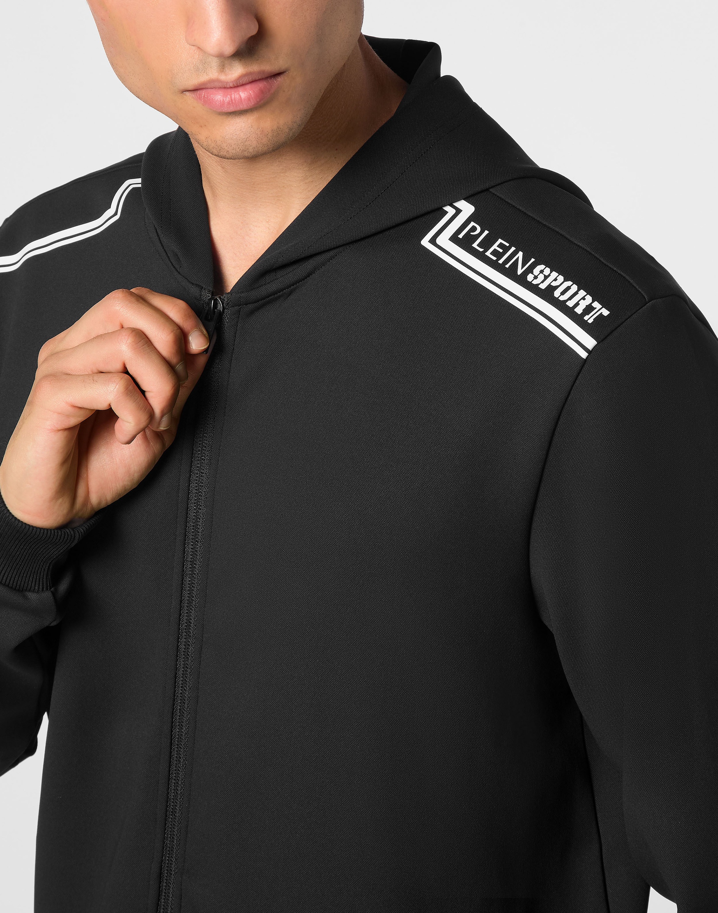 PLEIN SPORT Kapuzensweatjacke »Sweatjacke mit Kapuze«