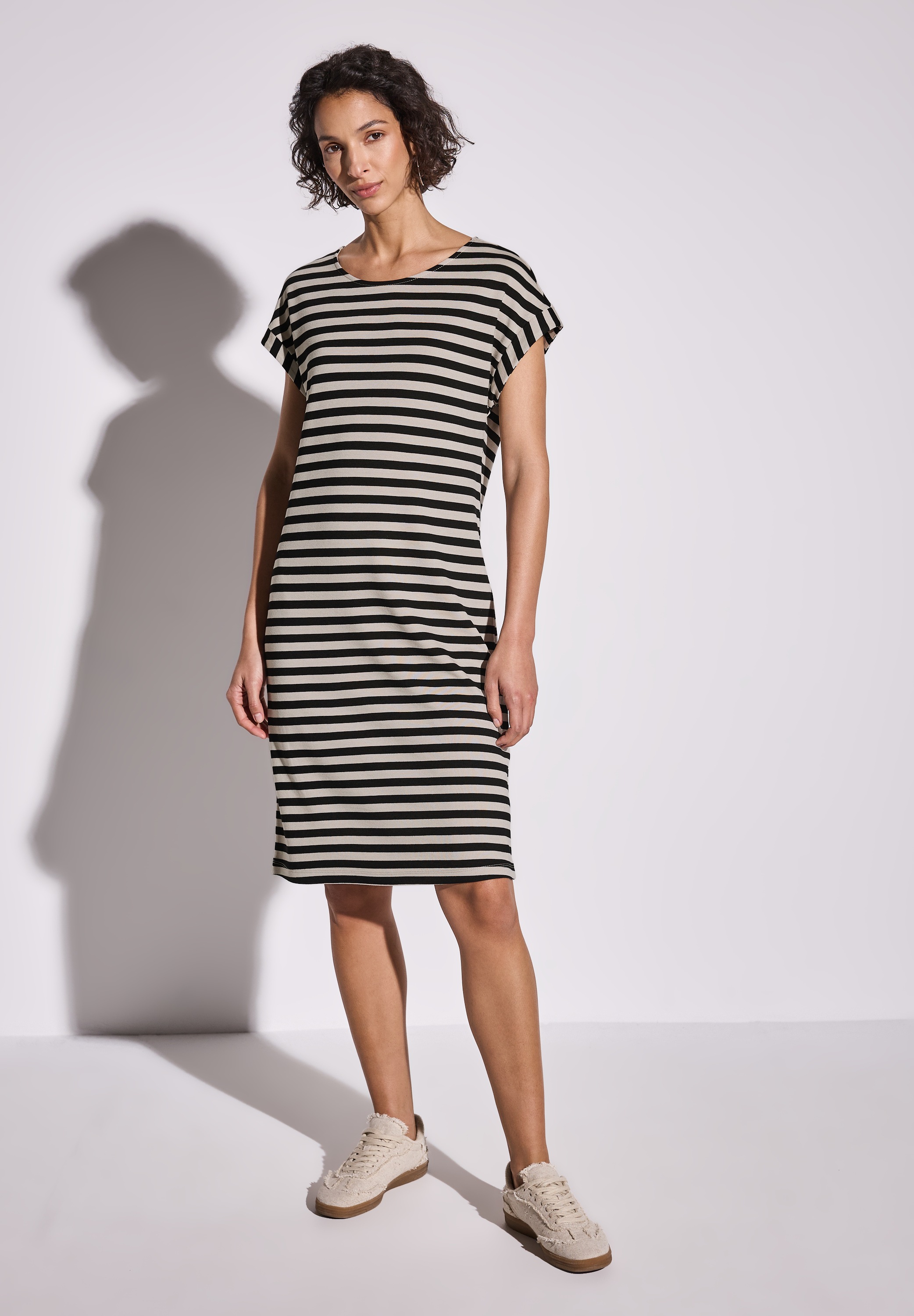 STREET ONE Jerseykleid Ohne Taschen knielang günstig online kaufen