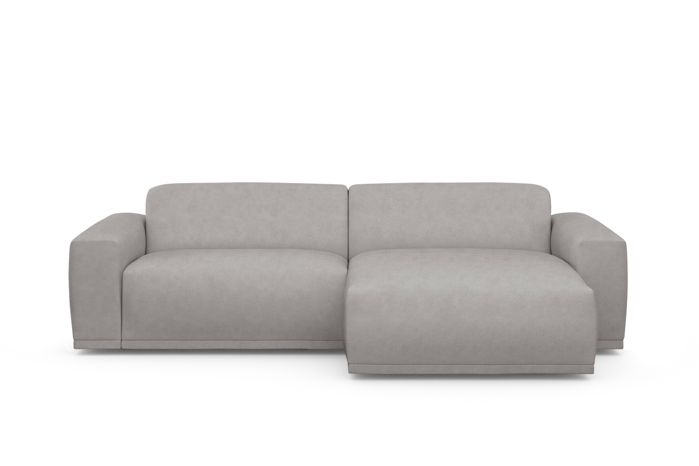 TRENDMANUFAKTUR Ecksofa »Braga, mit hochwertigem Kaltschaum, L-Form, in Cord erhältlich«, (2 St.), modernes Sofa, Couch mit hohem Sitzkomfort, 255/72/160 cm (B/H/T)