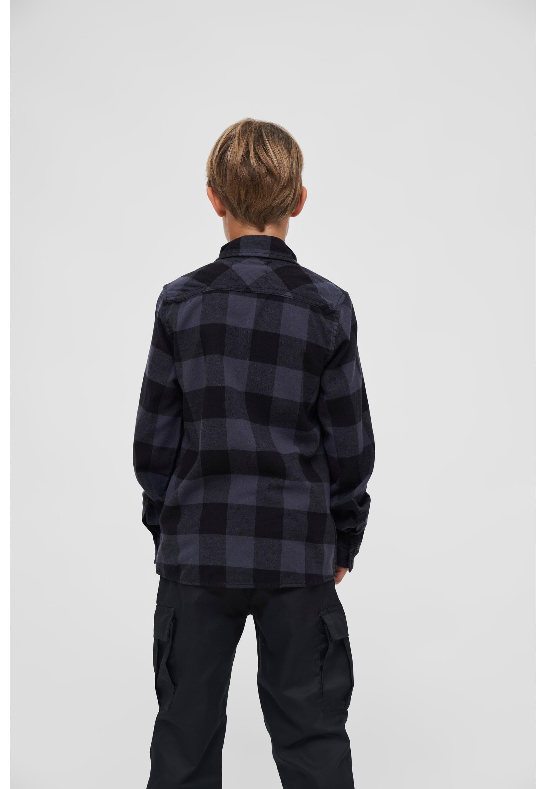 Brandit Langarmhemd »Brandit Unisex Checkshirt Kids«, (1 tlg.)