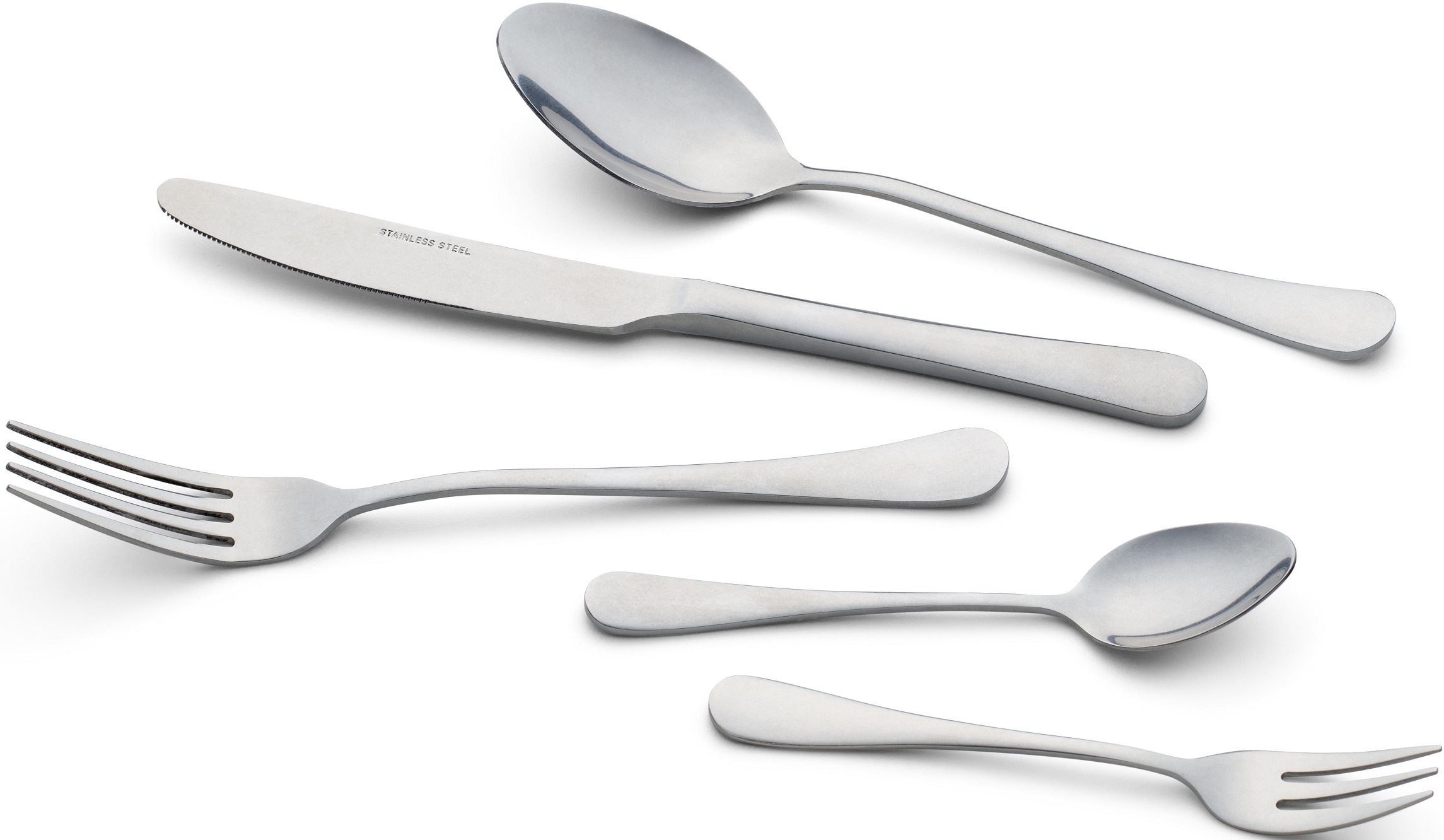 ECHTWERK Besteck-Set »Sorrent«, (Set, 30 tlg.), Tafelbesteck, Stonewashed
