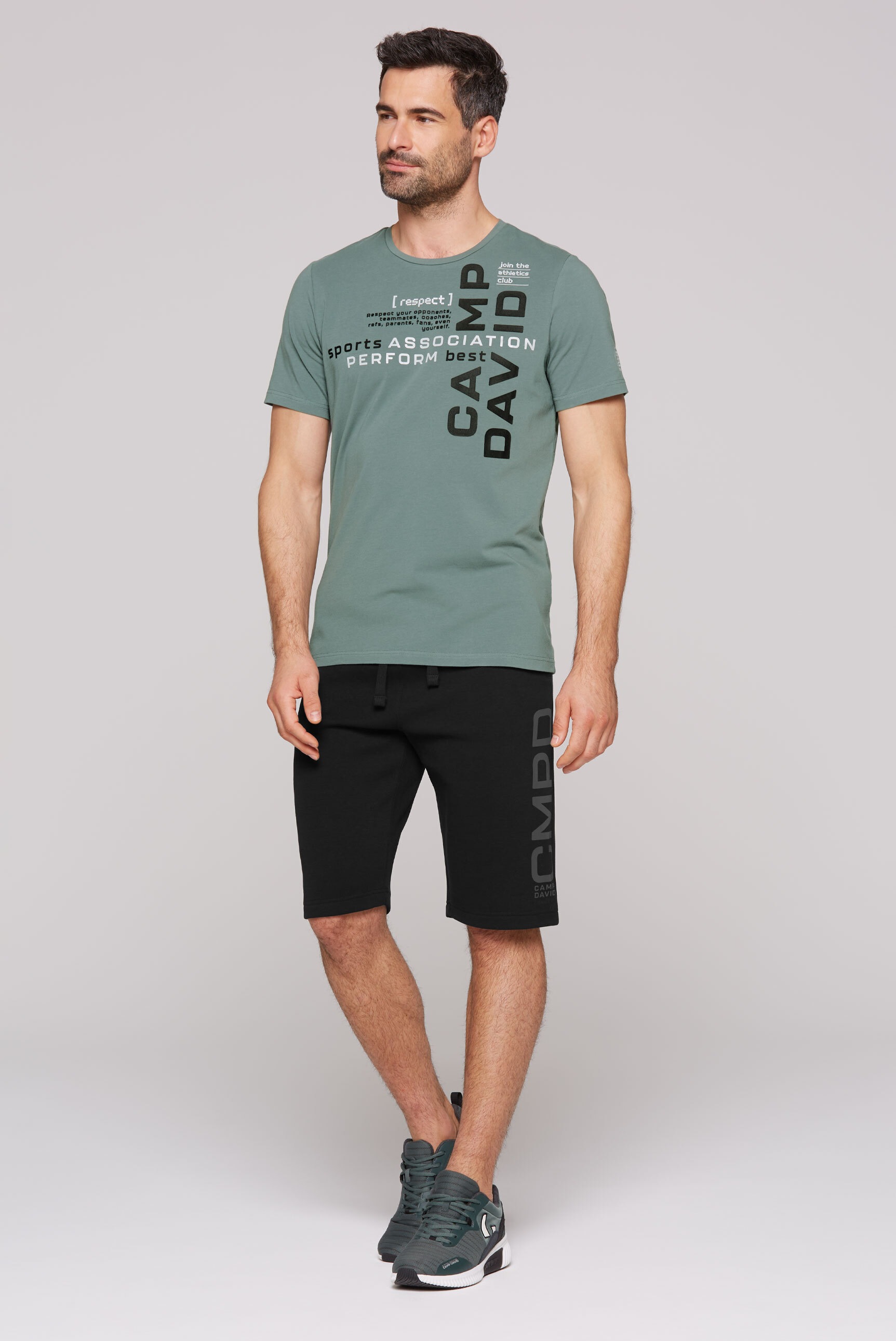 CAMP DAVID Sporthose, mit Gesäßtasche